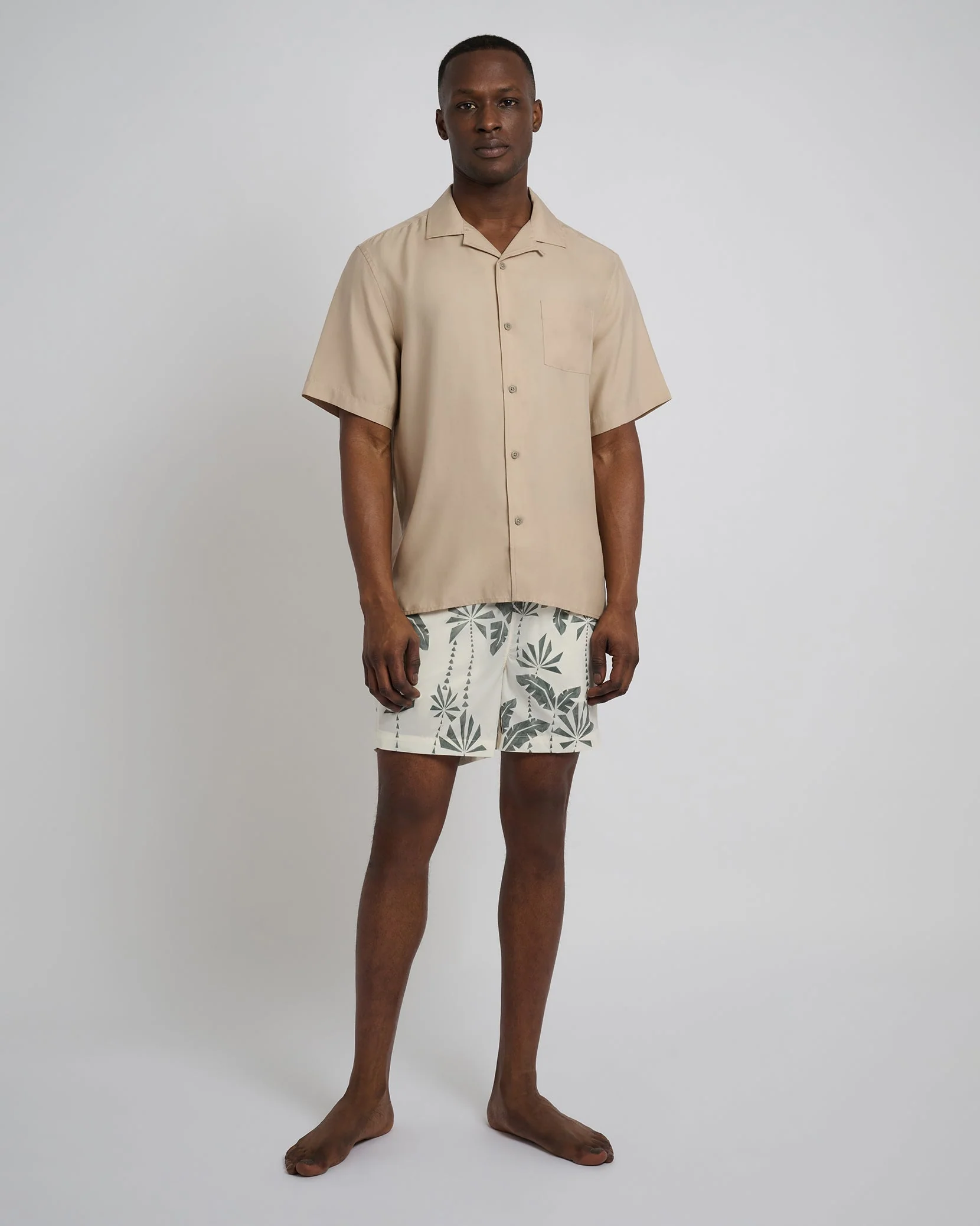 Mens | Charles 5" Swim Trunk | Olive - Image 4
