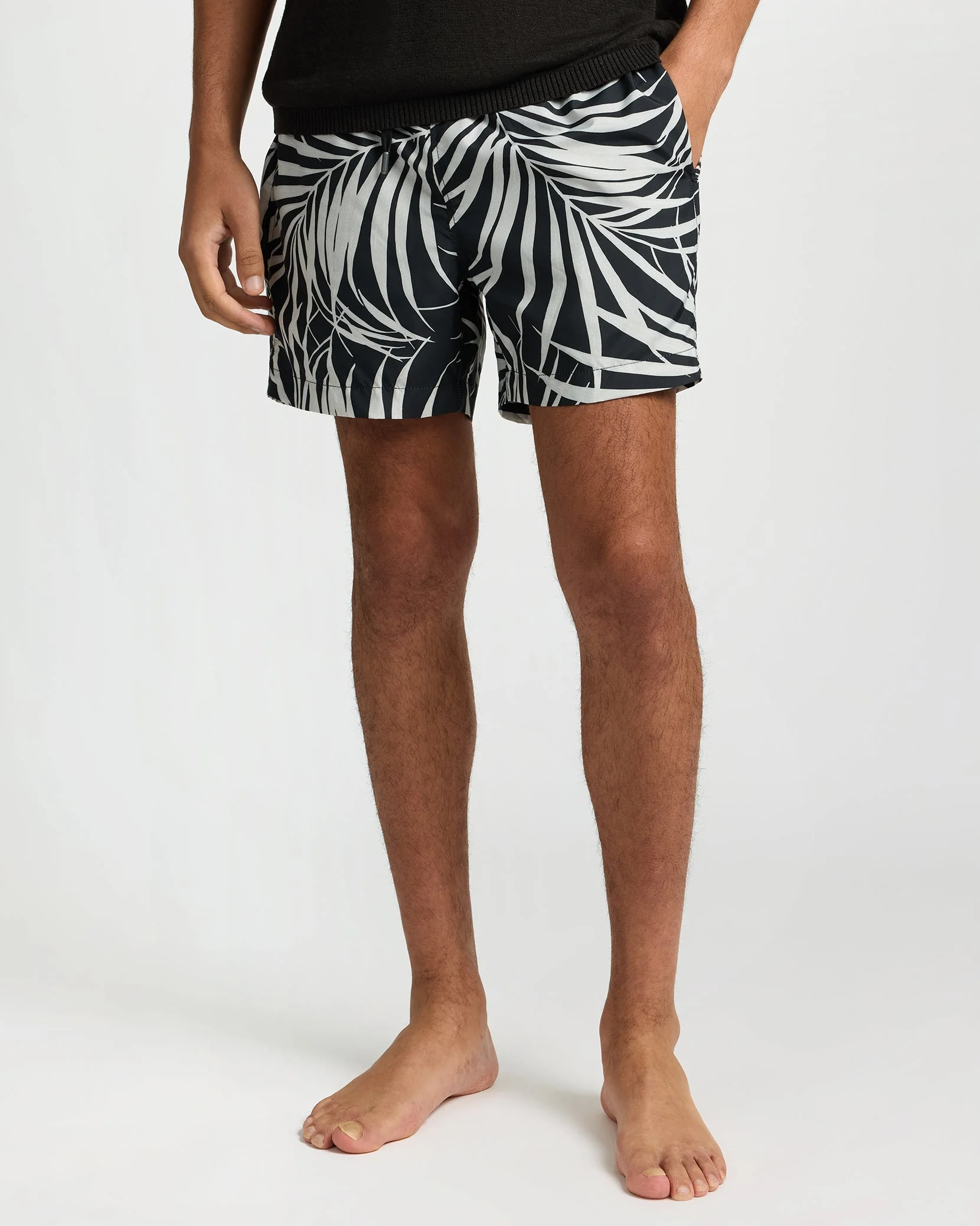 Mens | Charles 5" Swim Trunk | Black - Image 3