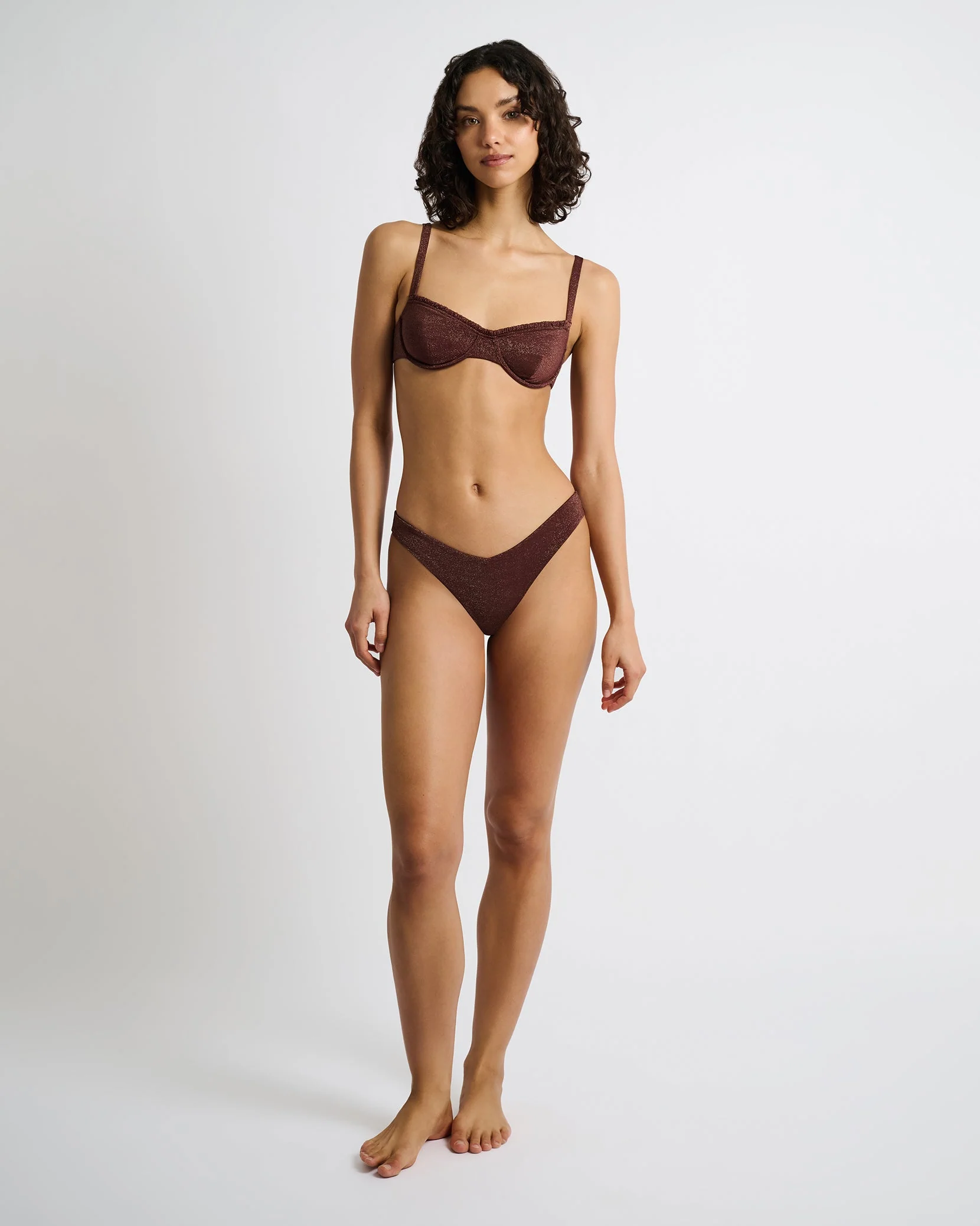 Womens | Chiara Bikini Bottom | Rum