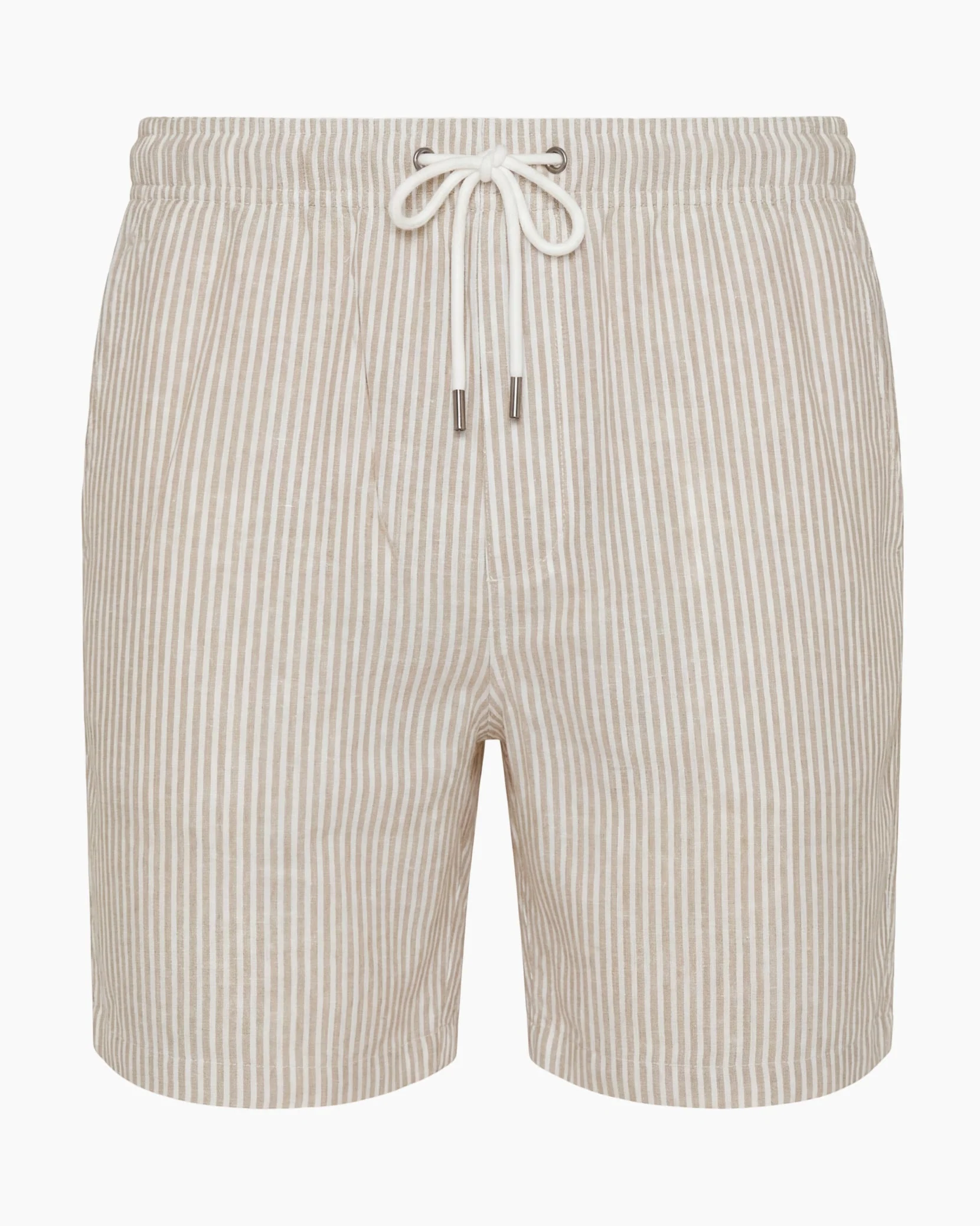 Mens | Classic 6" Pull On Linen Short - II | Sand