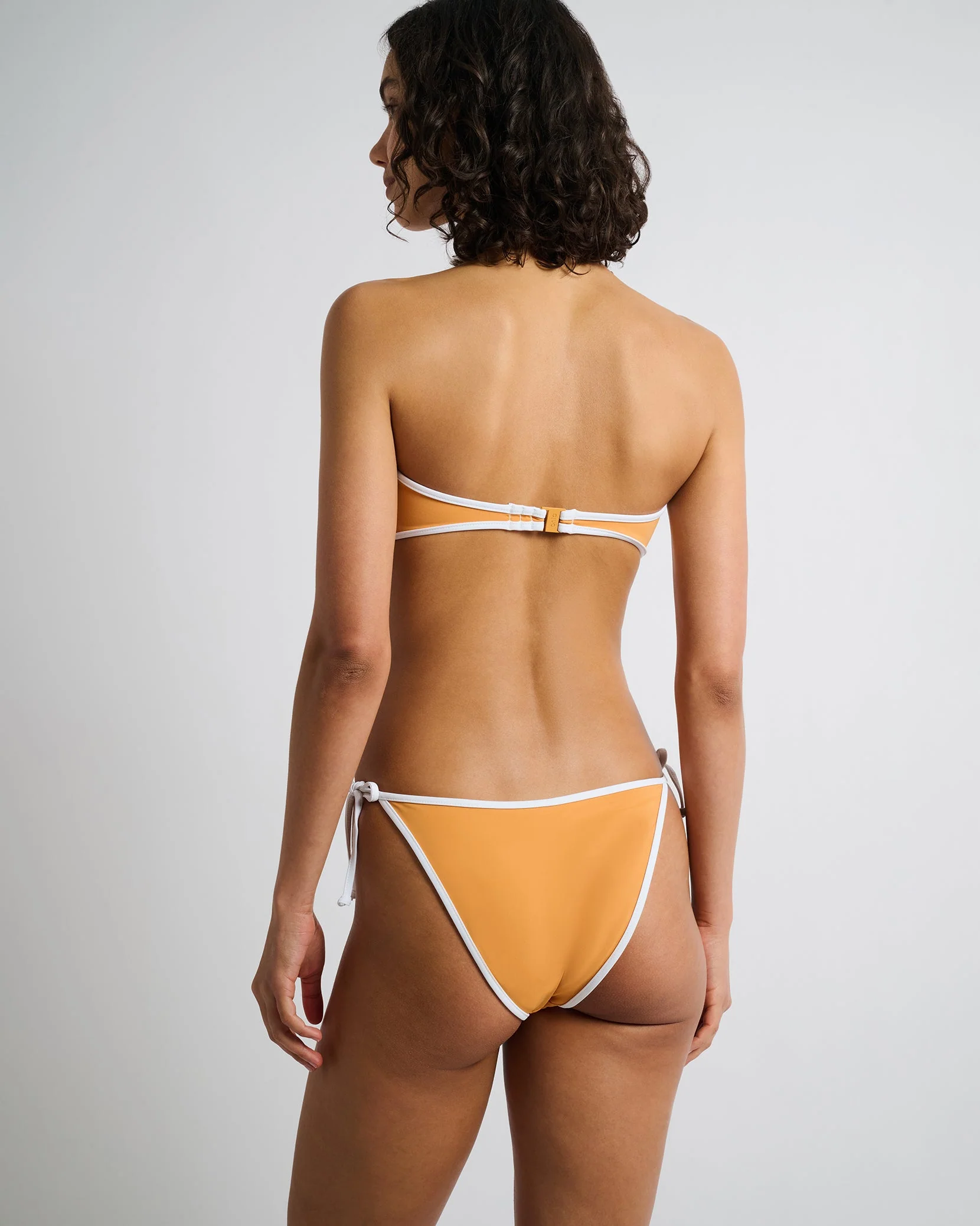 Womens | Cleo Bikini Bottom | Sunset/White - Image 5