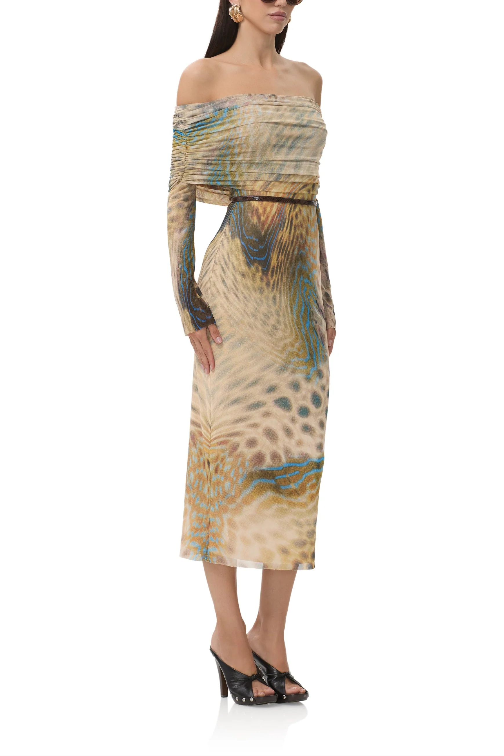 Cornelia Dress | Fish Scale Swirl - Image 3