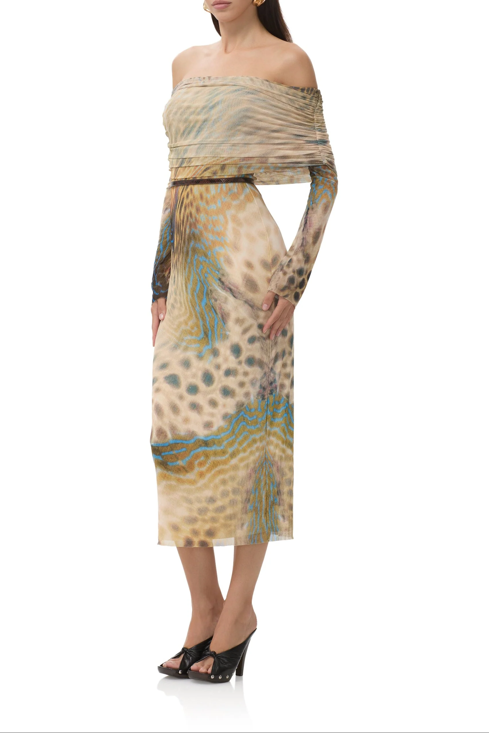 Cornelia Dress | Fish Scale Swirl - Image 5