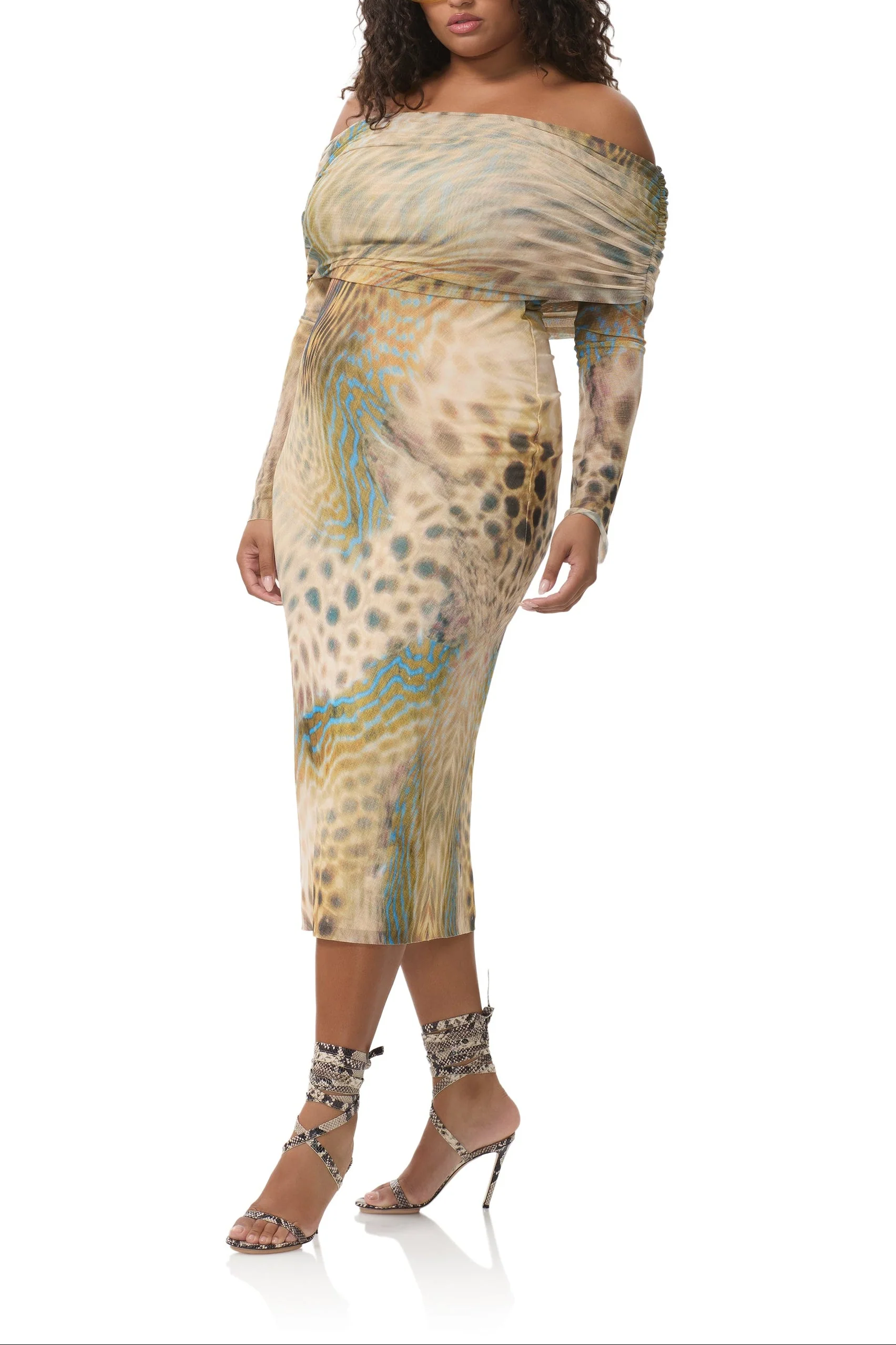 Cornelia Dress | Fish Scale Swirl - Image 6