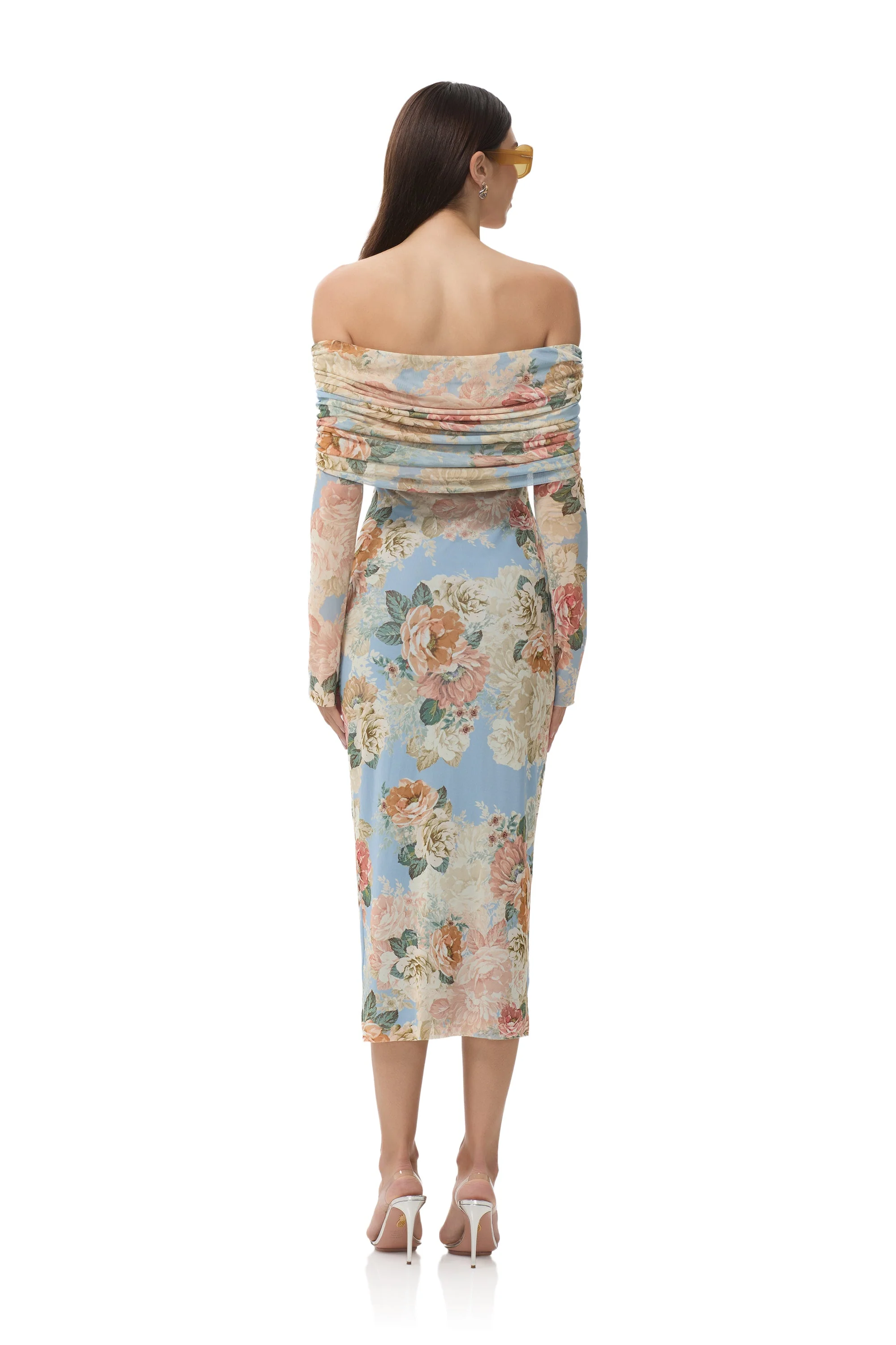 Cornelia Dress | Soft Slate Bloom - Image 7