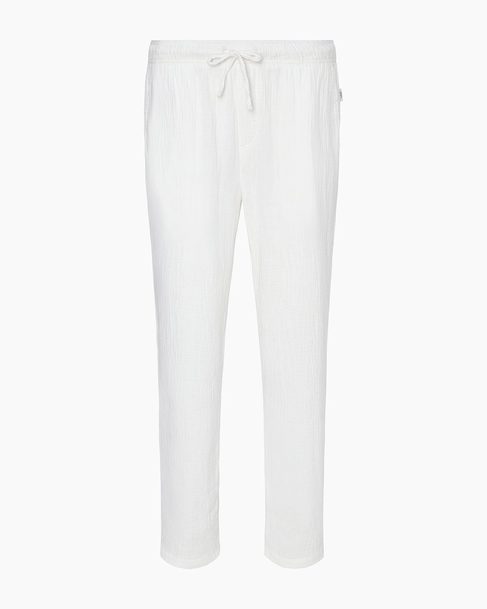 Mens | Cotton Gauze Pull-on Pant | White