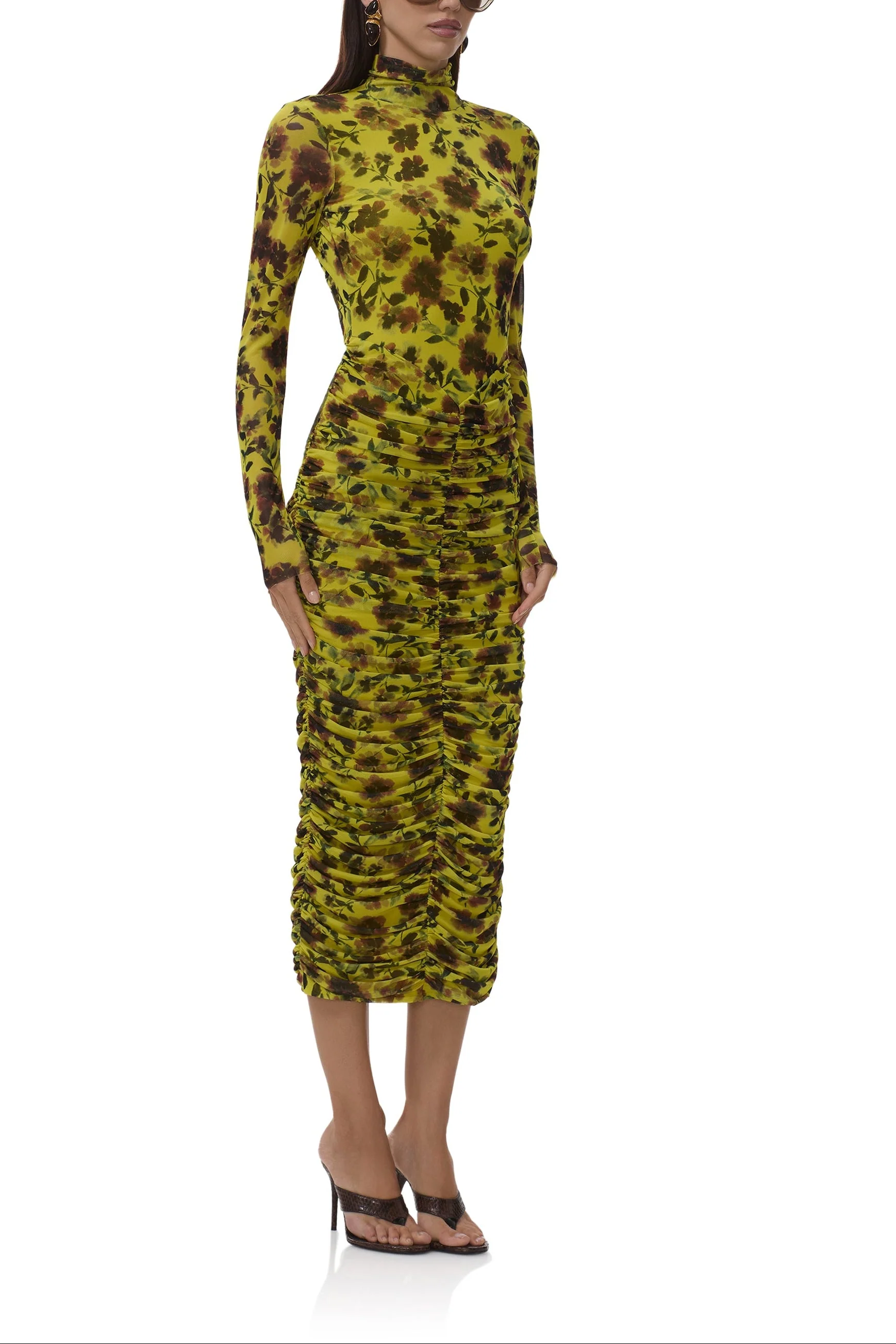 Cruz Dress | Citron Haze Floral - Image 2