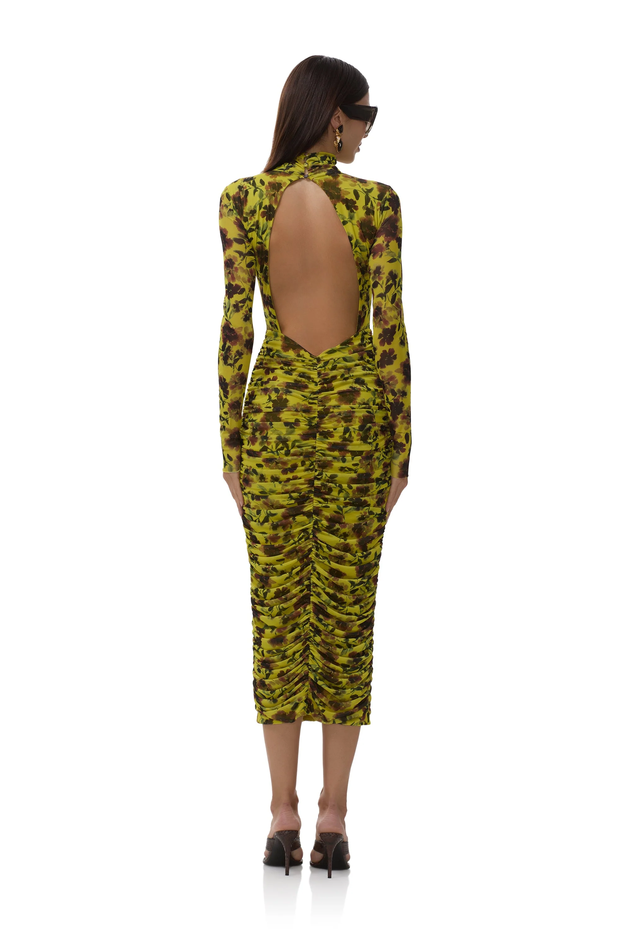 Cruz Dress | Citron Haze Floral - Image 4