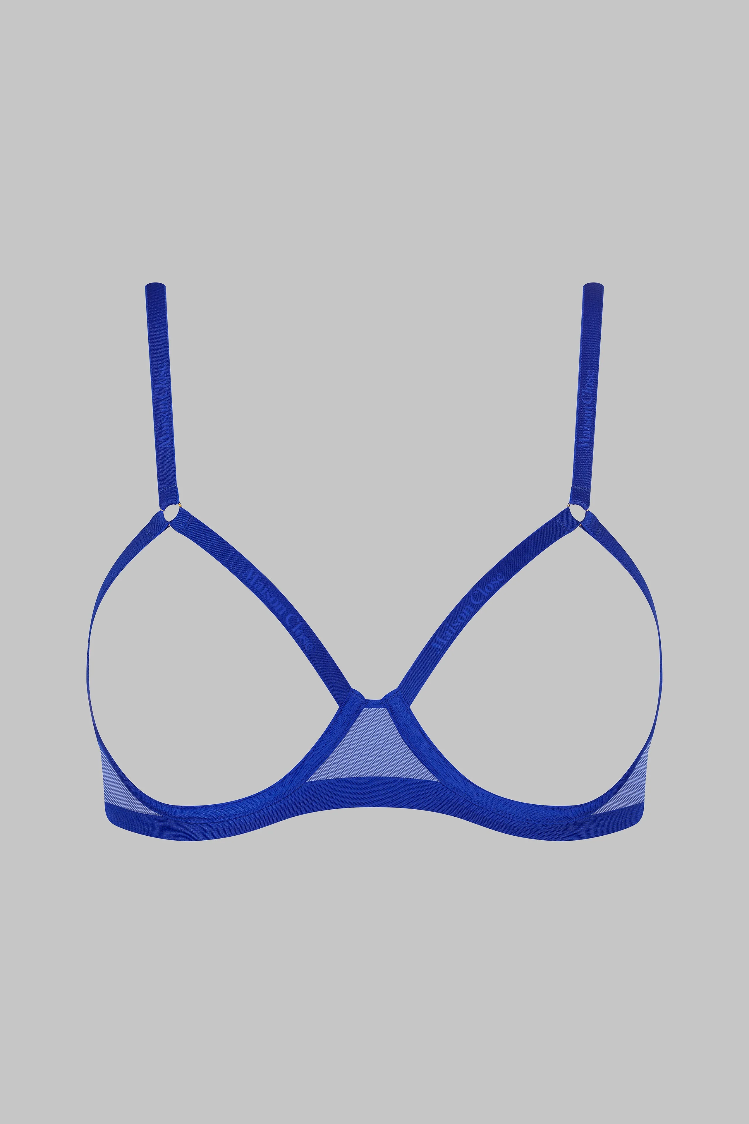 Cupless bra - Corps a Corps Neon | Blue - Image 4
