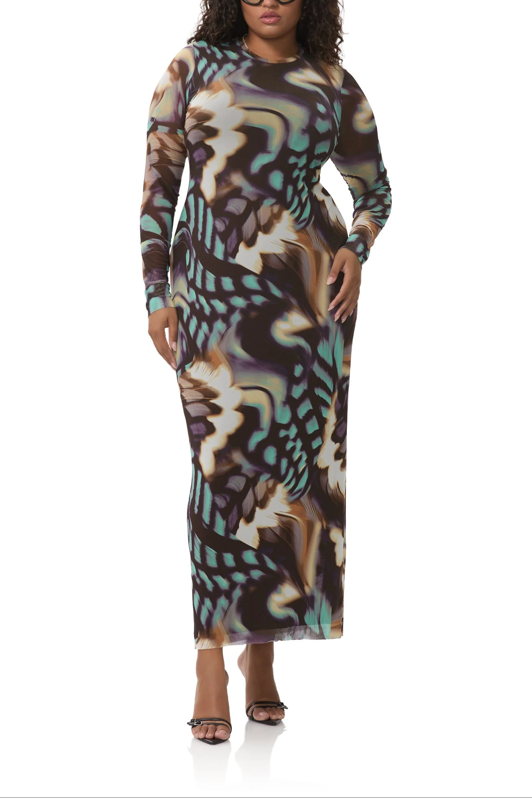 Didi Dress | Feather Swirl - Image 2