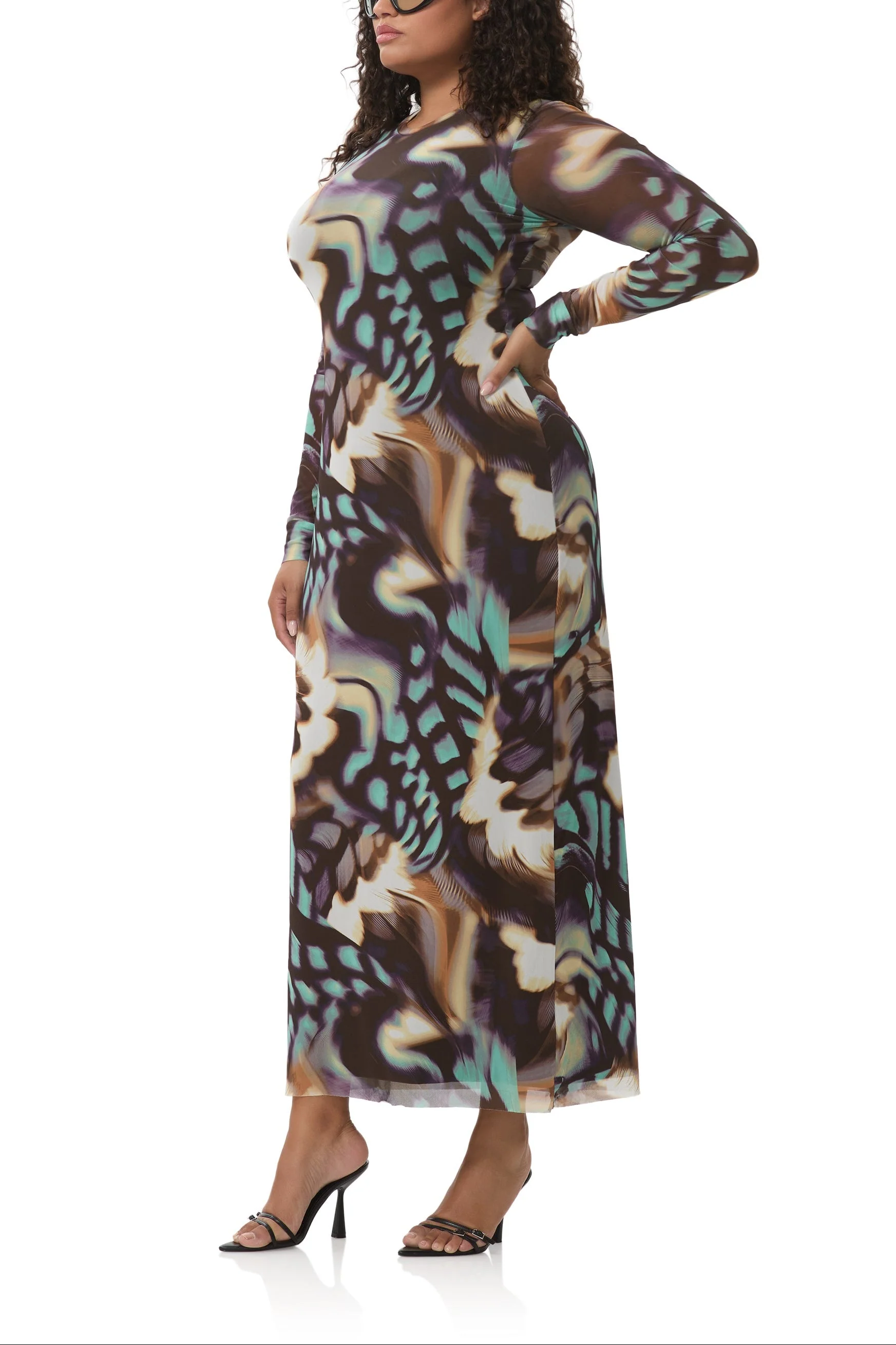 Didi Dress | Feather Swirl - Image 6