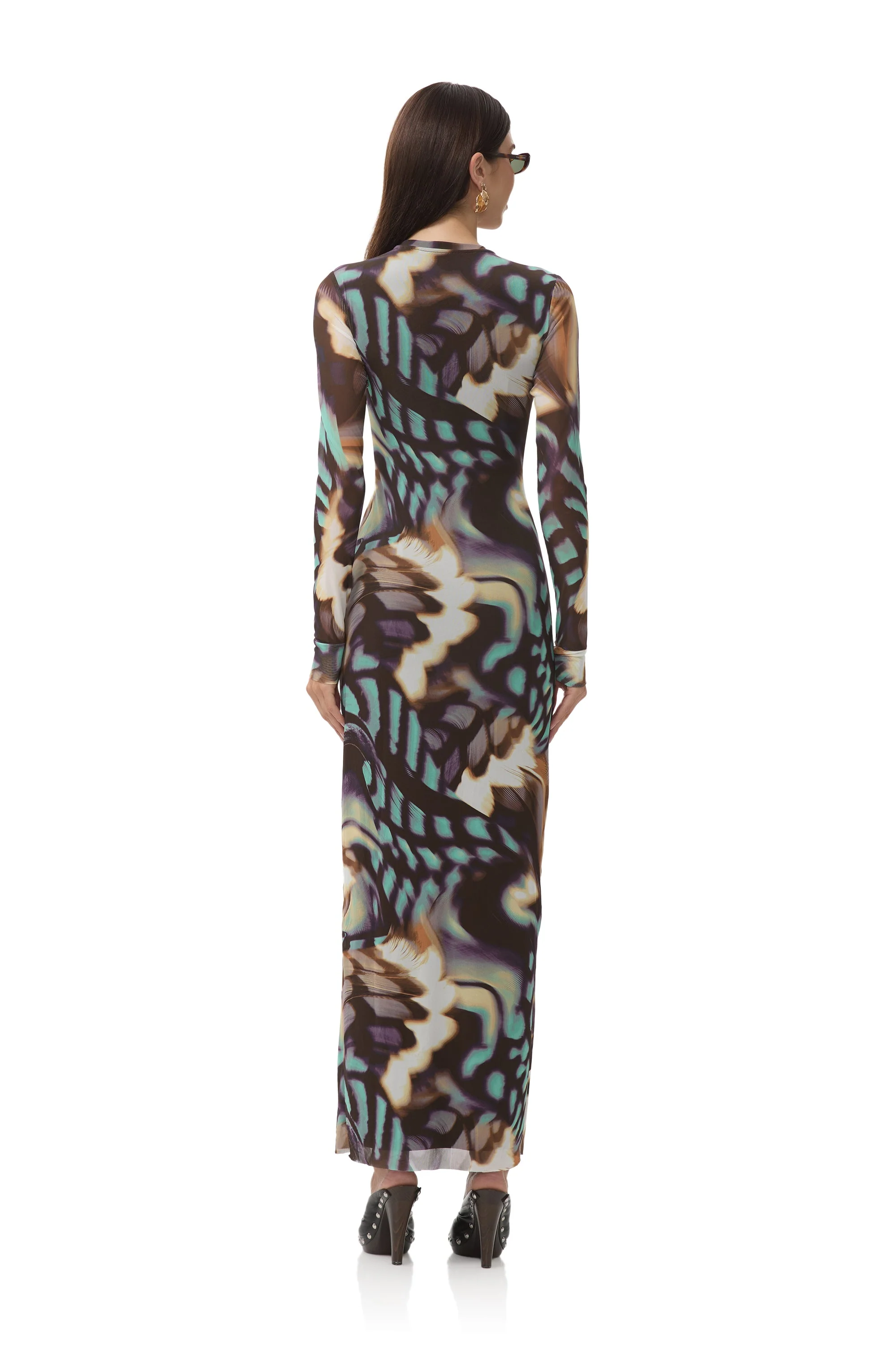 Didi Dress | Feather Swirl - Image 7