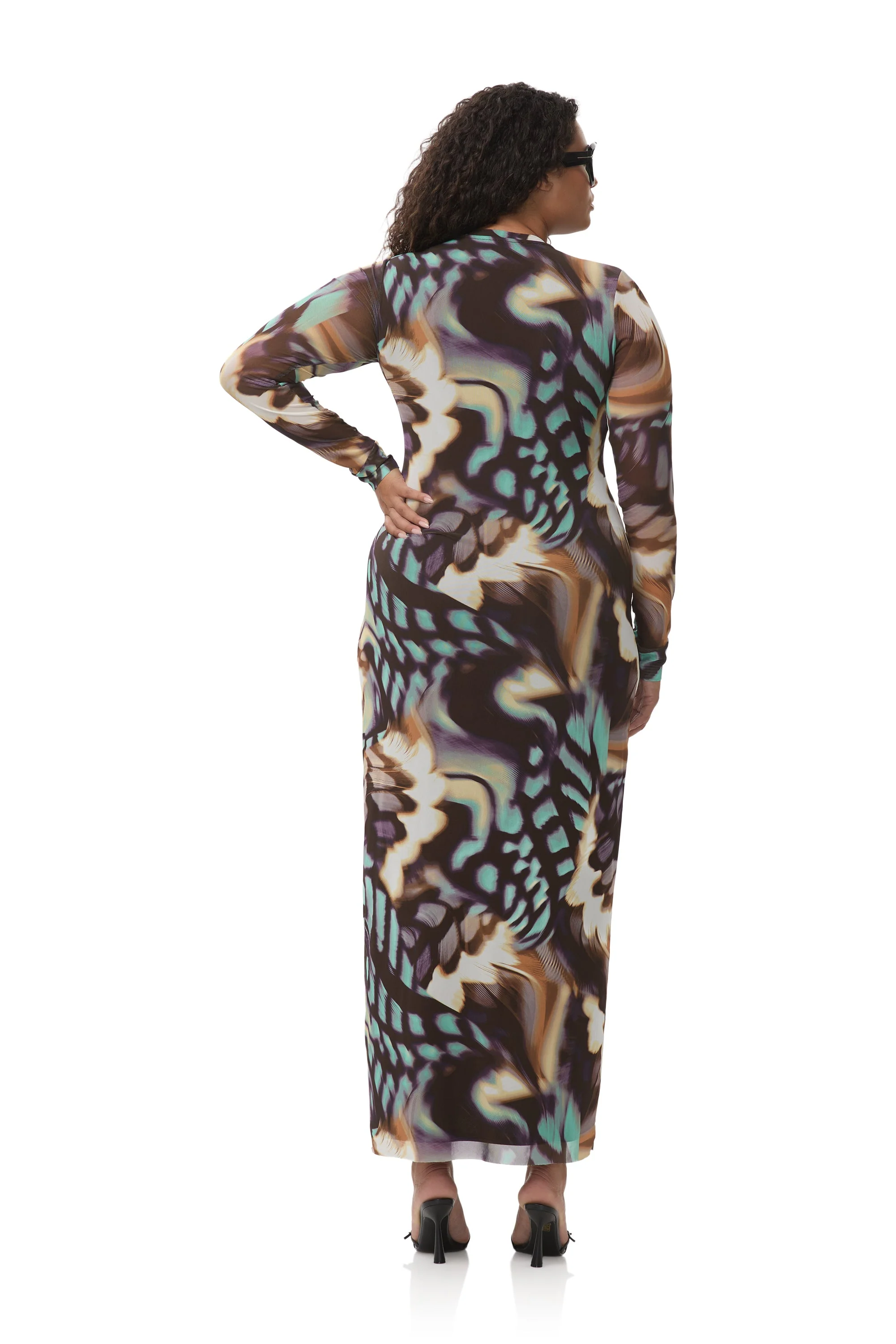 Didi Dress | Feather Swirl - Image 8