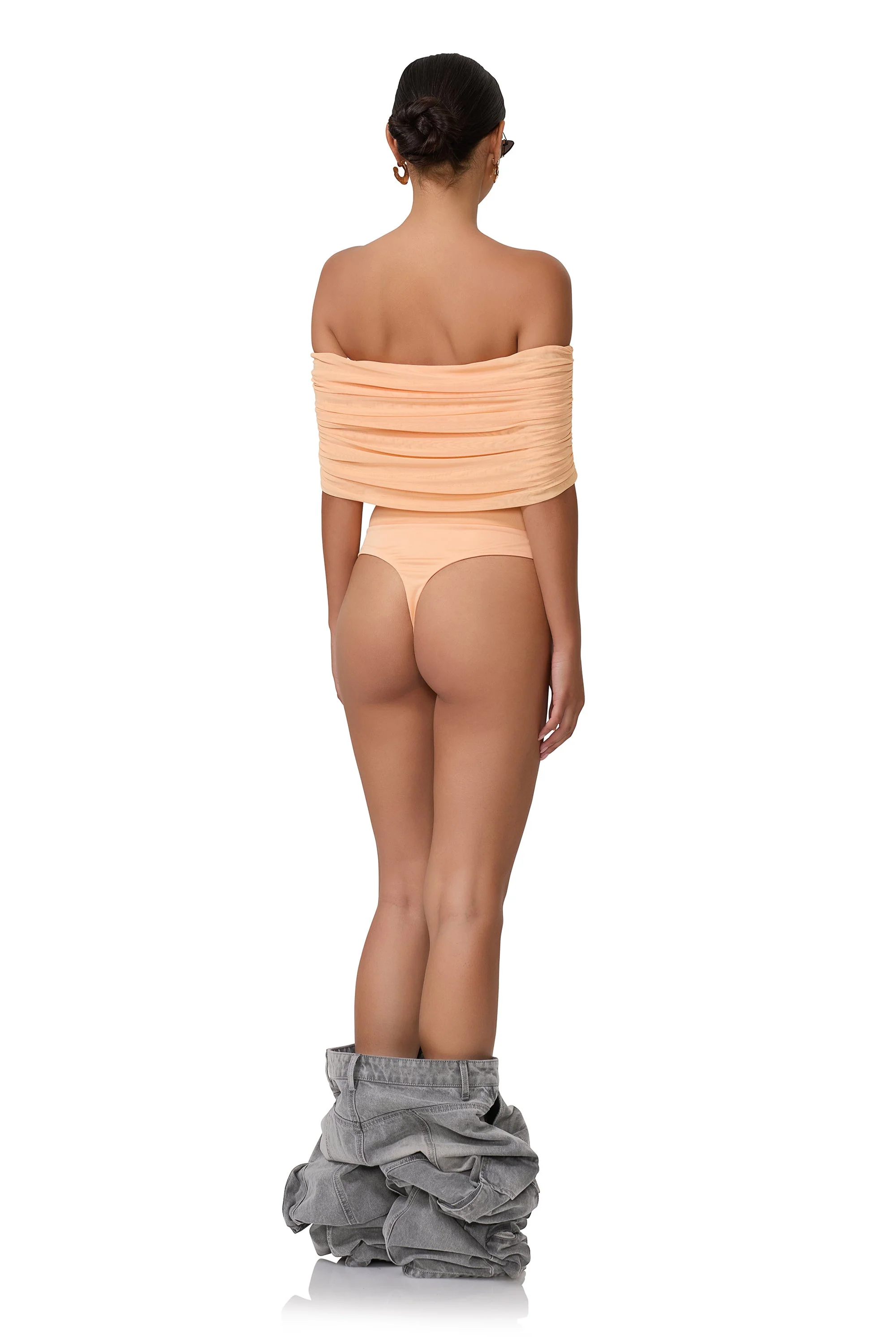 Divya Bodysuit | Peach Fuzz - Image 4