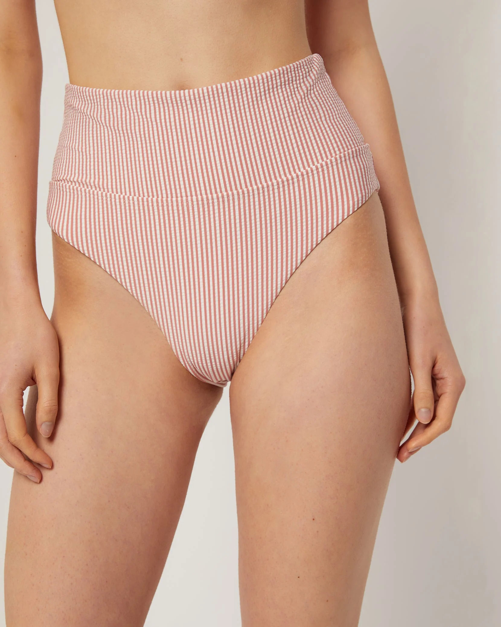 Womens | Emelia Bikini Bottom | Rosette/White - Image 4