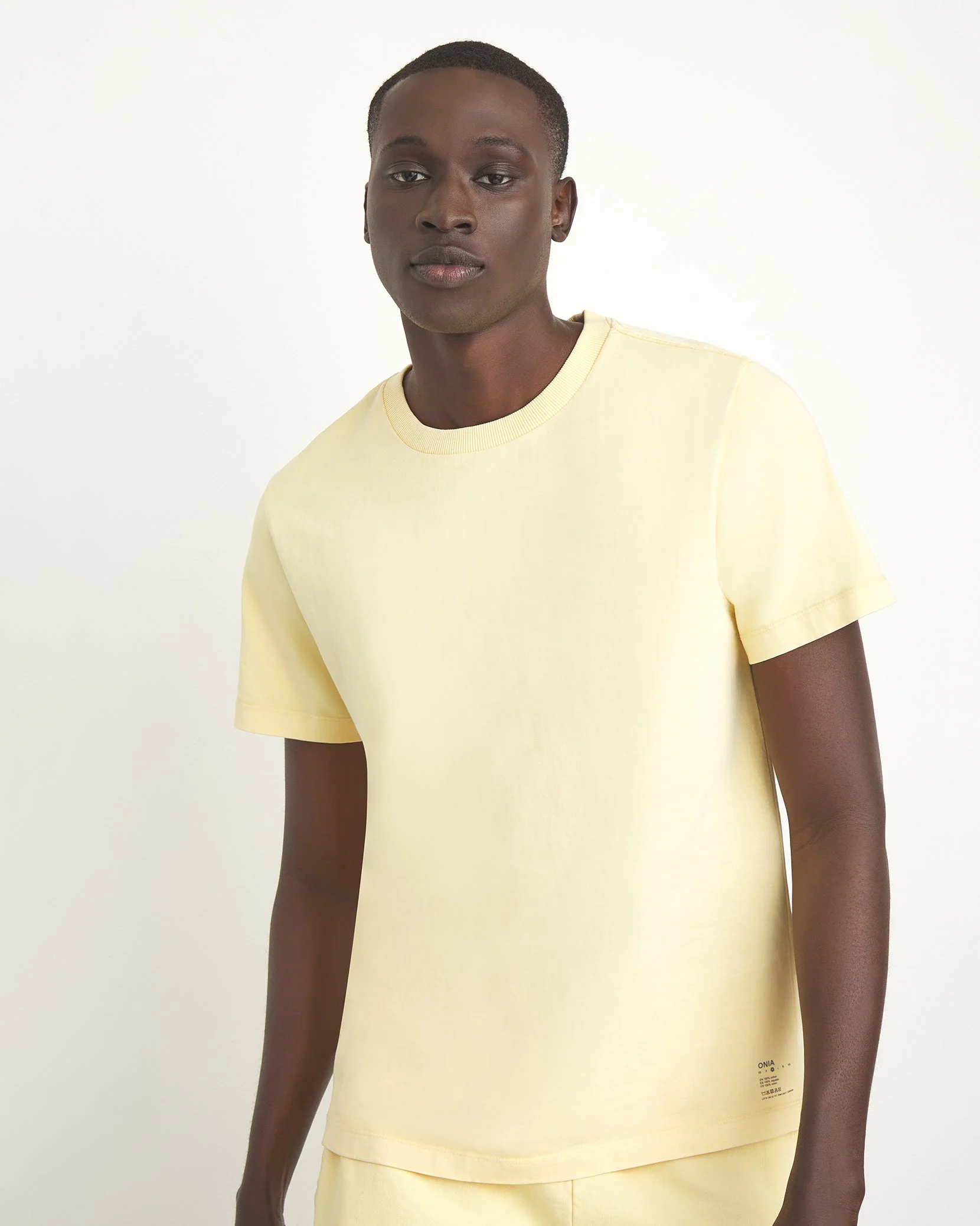 Mens | Garment Dye Jersey Crew Neck Tee | Lilac - Image 17