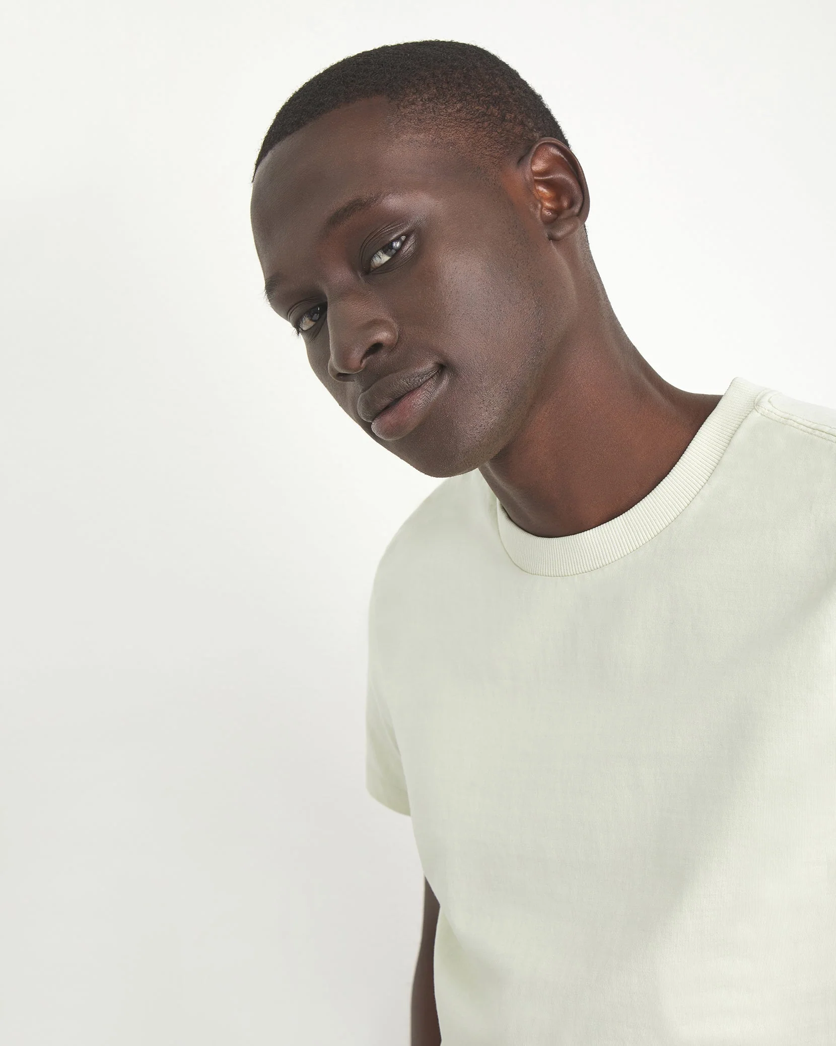 Mens | Garment Dye Jersey Crew Neck Tee | Lilac - Image 26