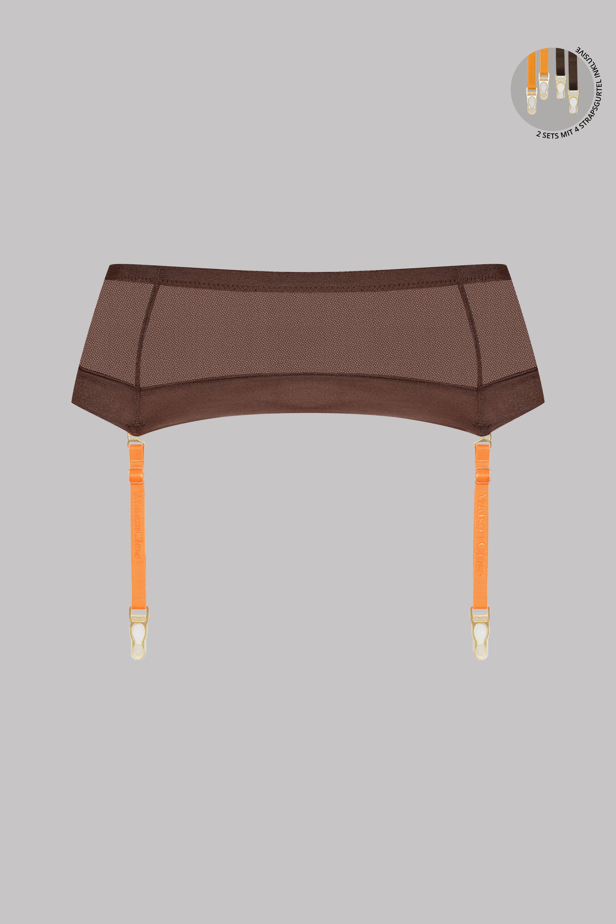 Garter belt - Corps a Corps | Brown - Image 4
