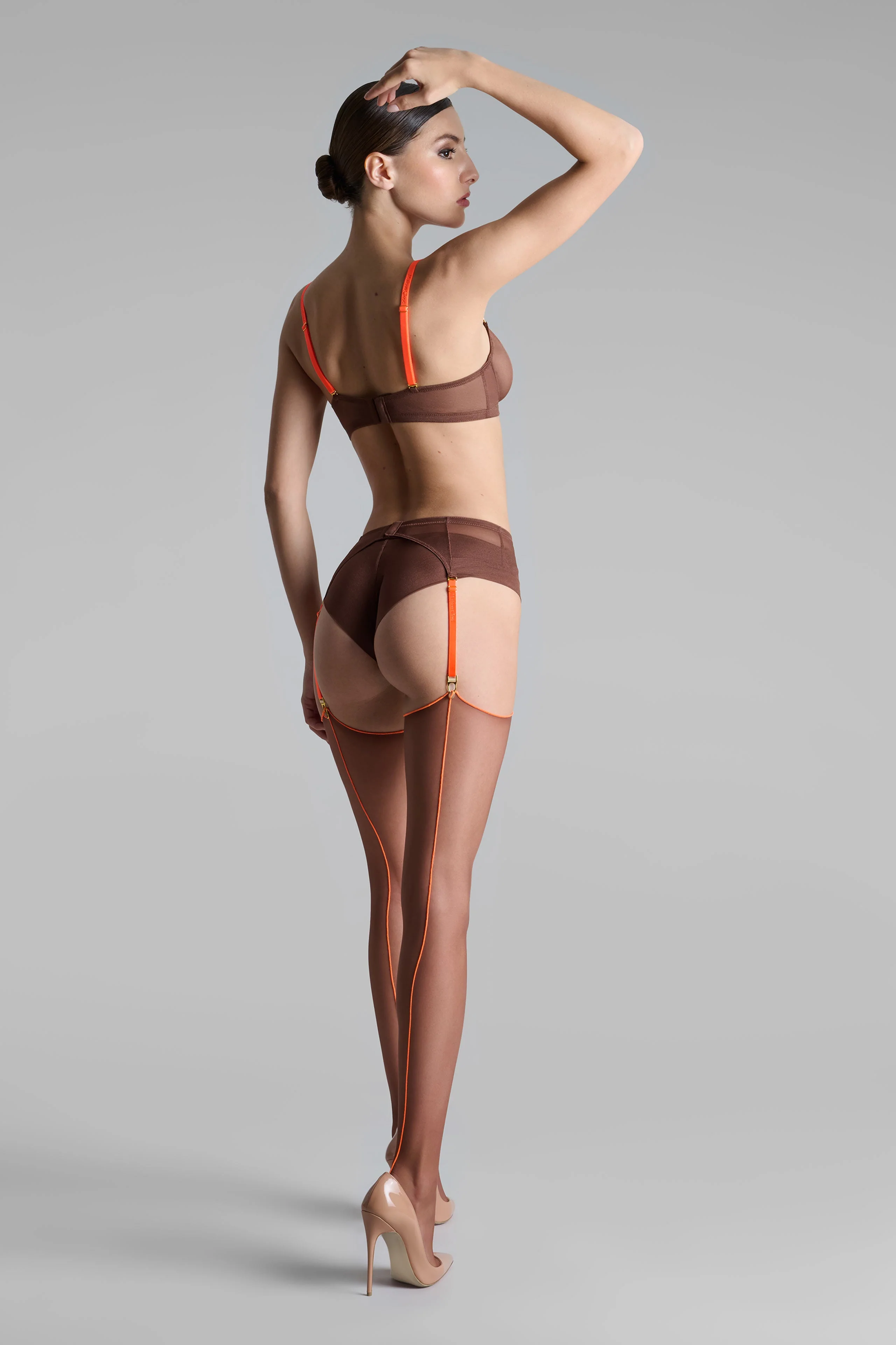 Garter belt - Corps a Corps | Brown - Image 7
