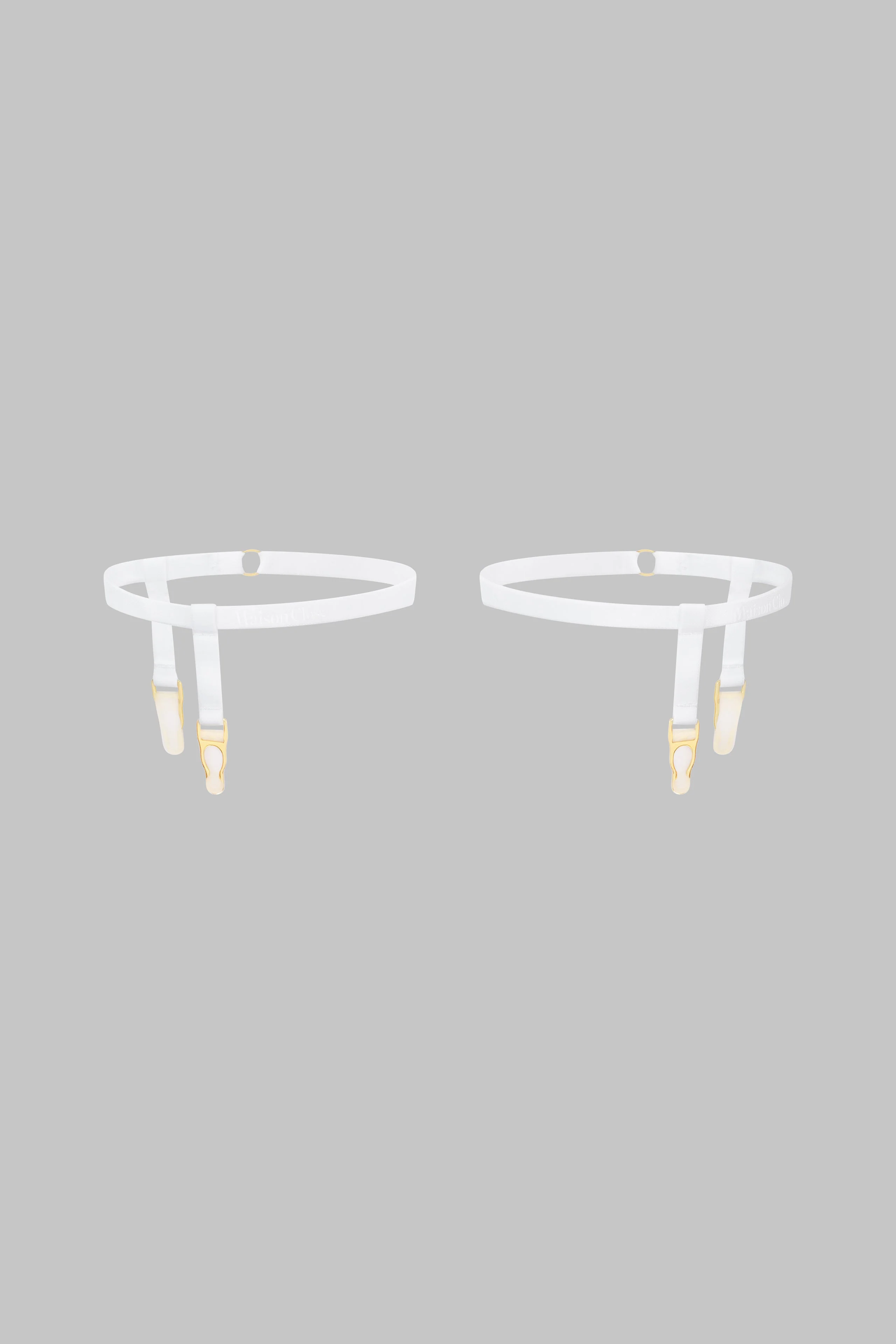 Garters - Signature | White