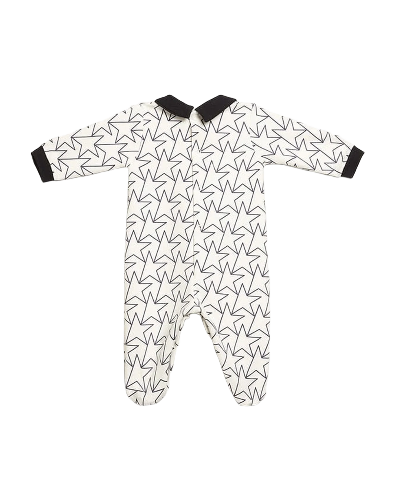 Baby | Gift Set In With Trim And Star | White x Navy Blue - Image 10
