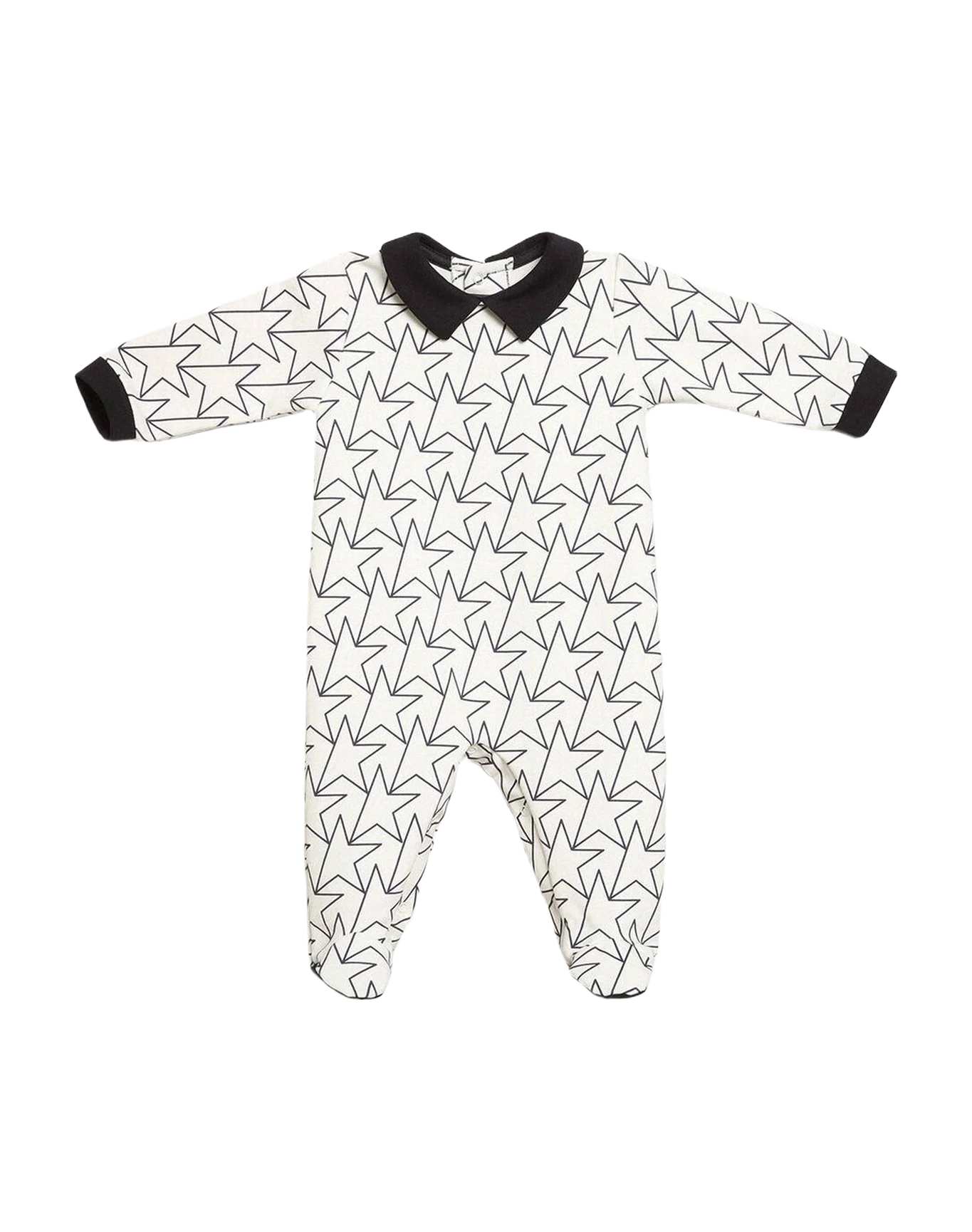 Baby | Gift Set In With Trim And Star | White x Navy Blue - Image 8
