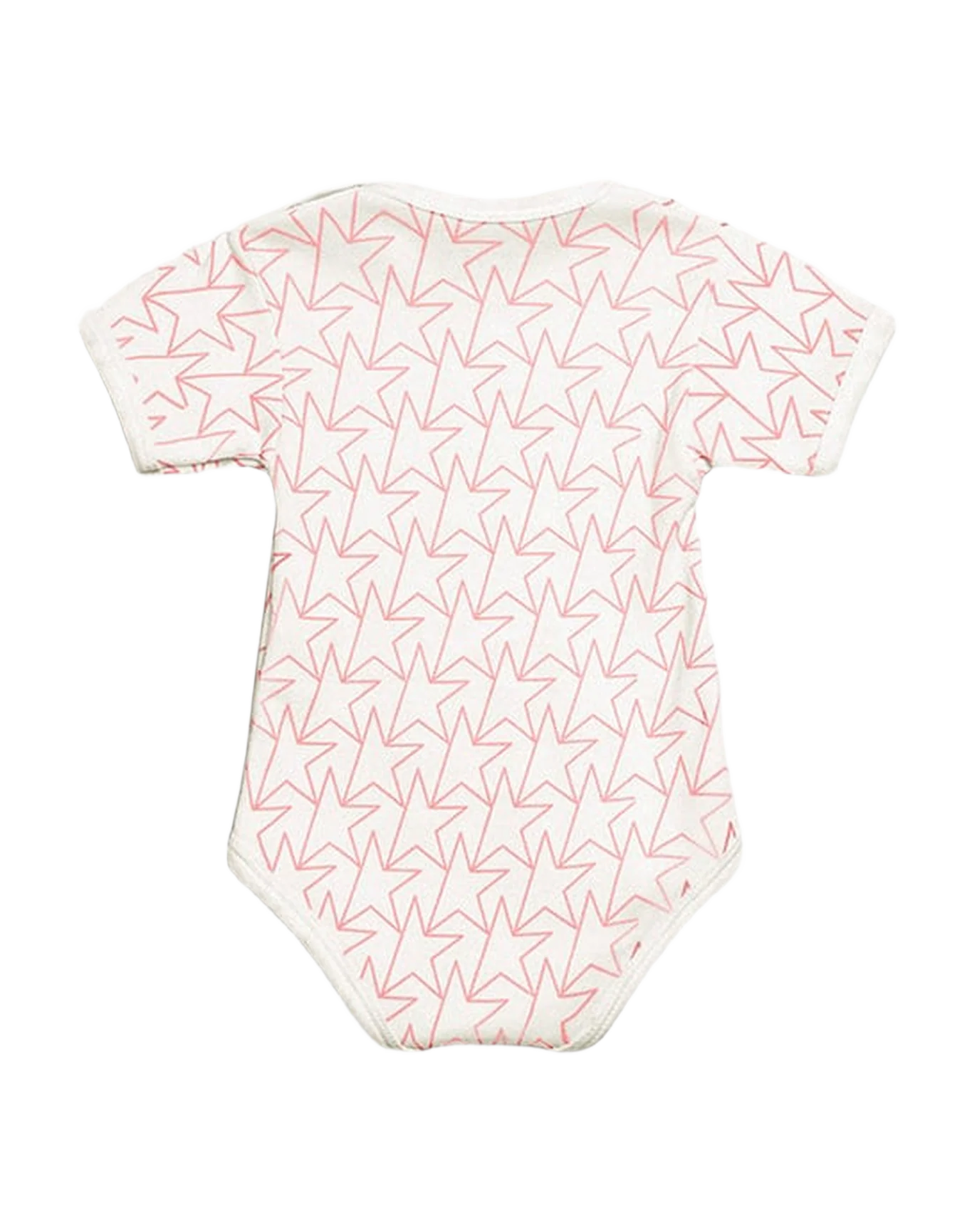 Baby | Gift Set In With Trim And Star | White x Pink