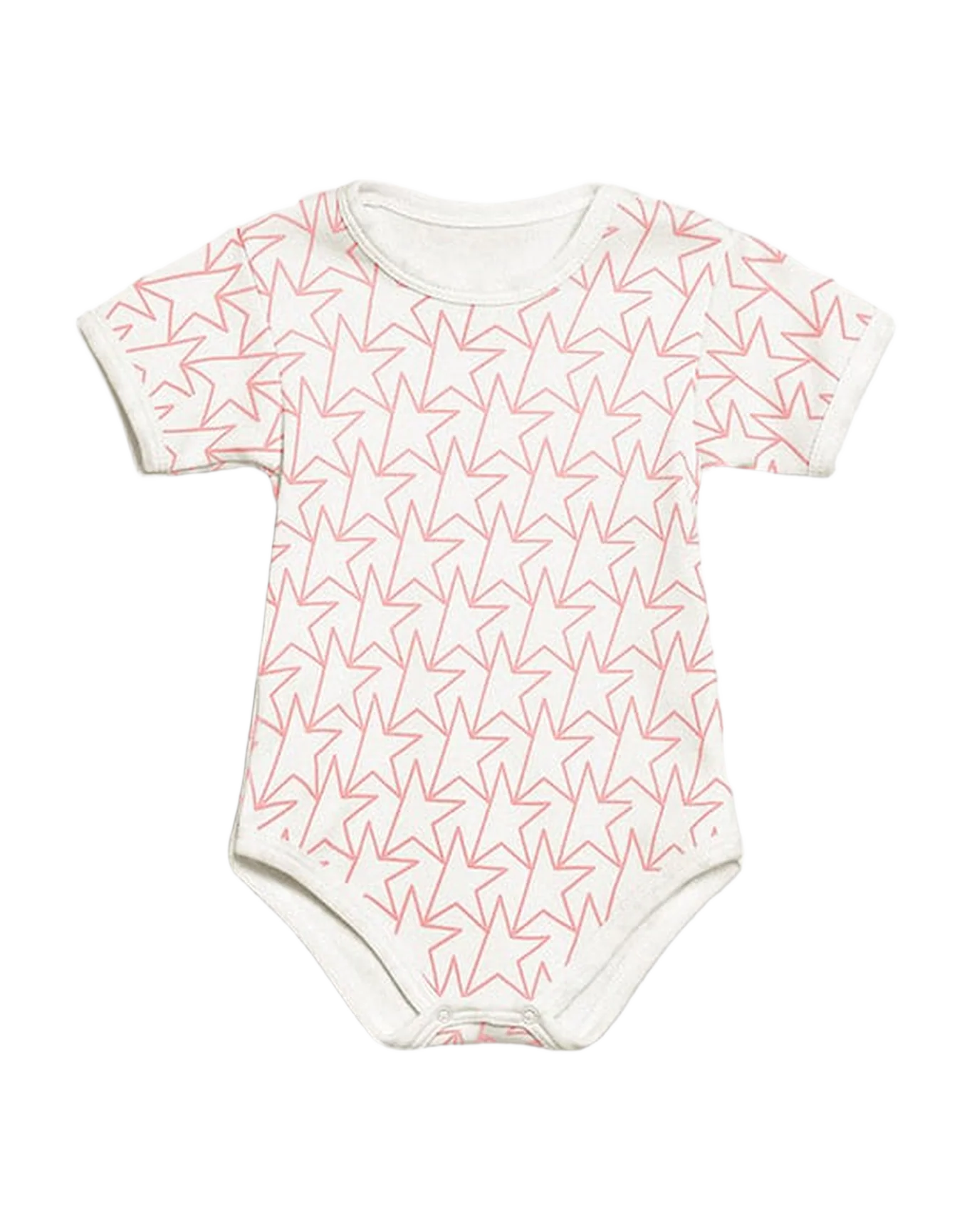 Baby | Gift Set In With Trim And Star | White x Pink - Image 11