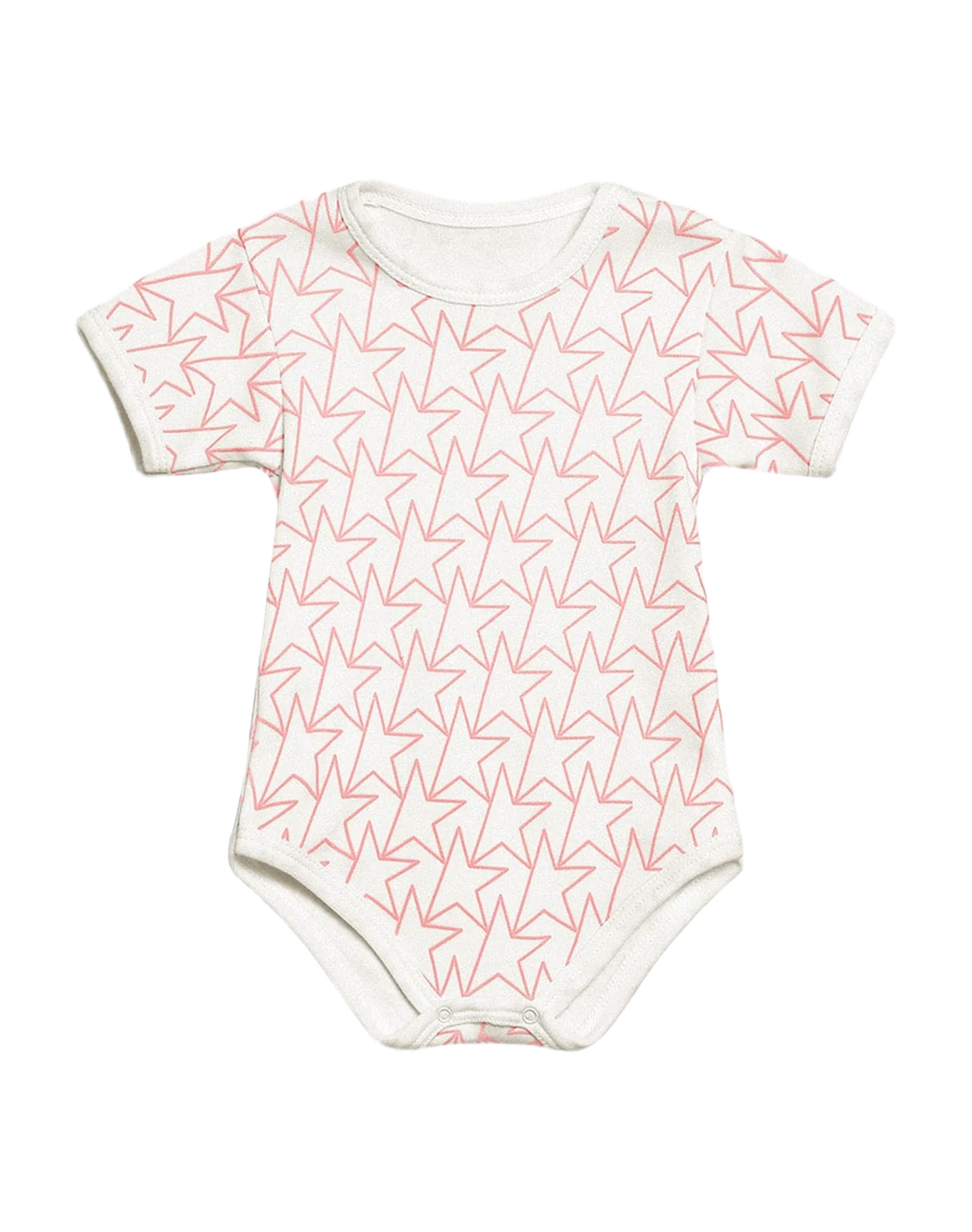 Baby | Gift Set In With Trim And Star | White x Pink - Image 4