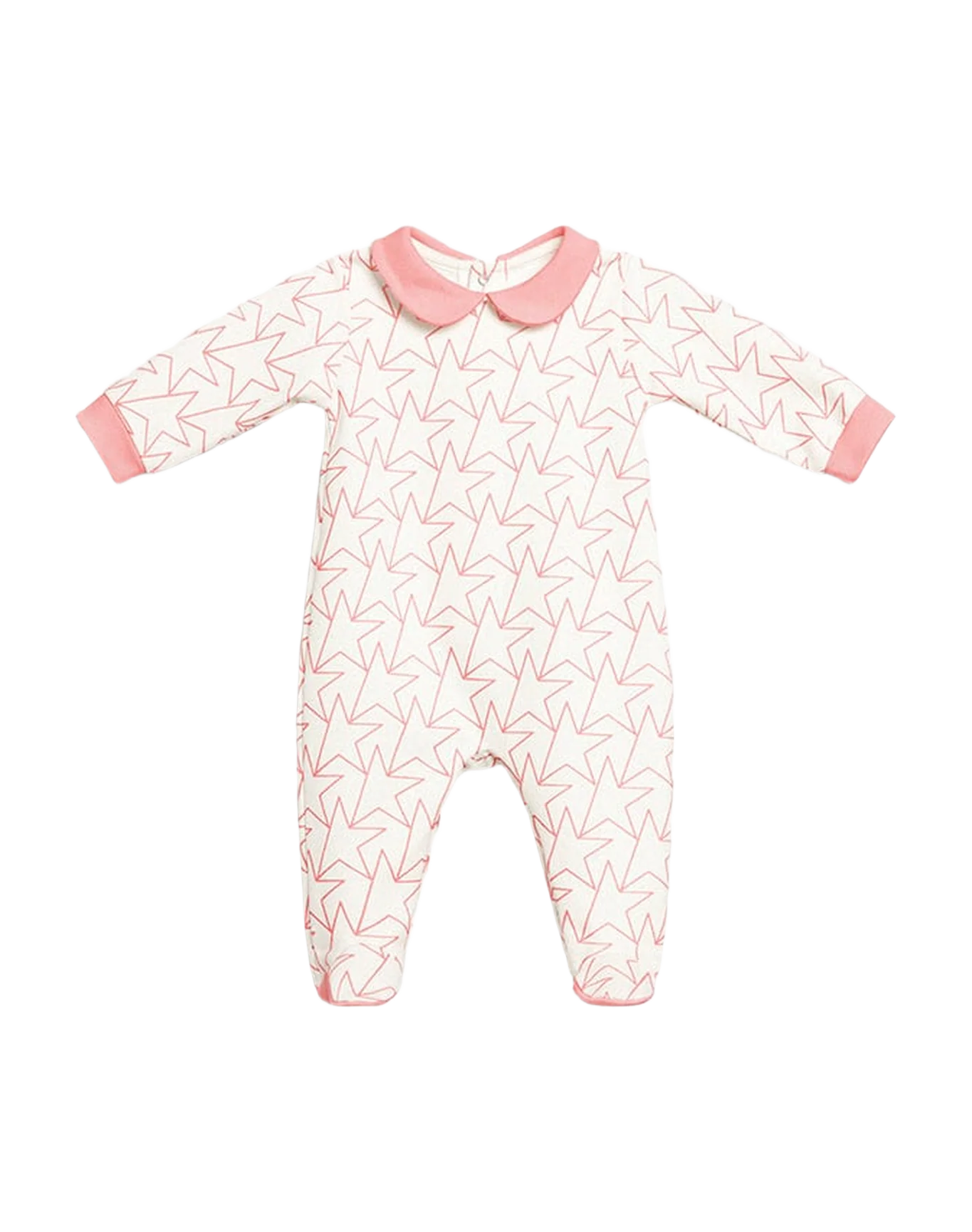 Baby | Gift Set In With Trim And Star | White x Pink - Image 7