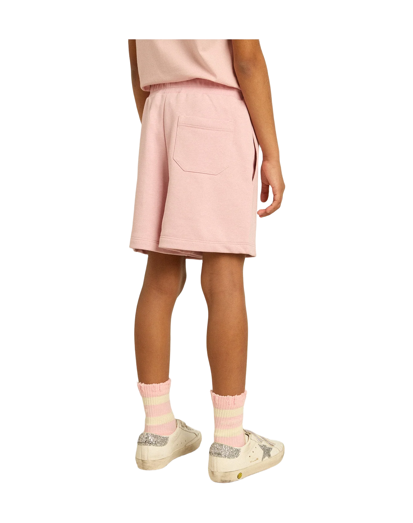 Girl | Shorts In With Star | Pink Lavander x White - Image 6