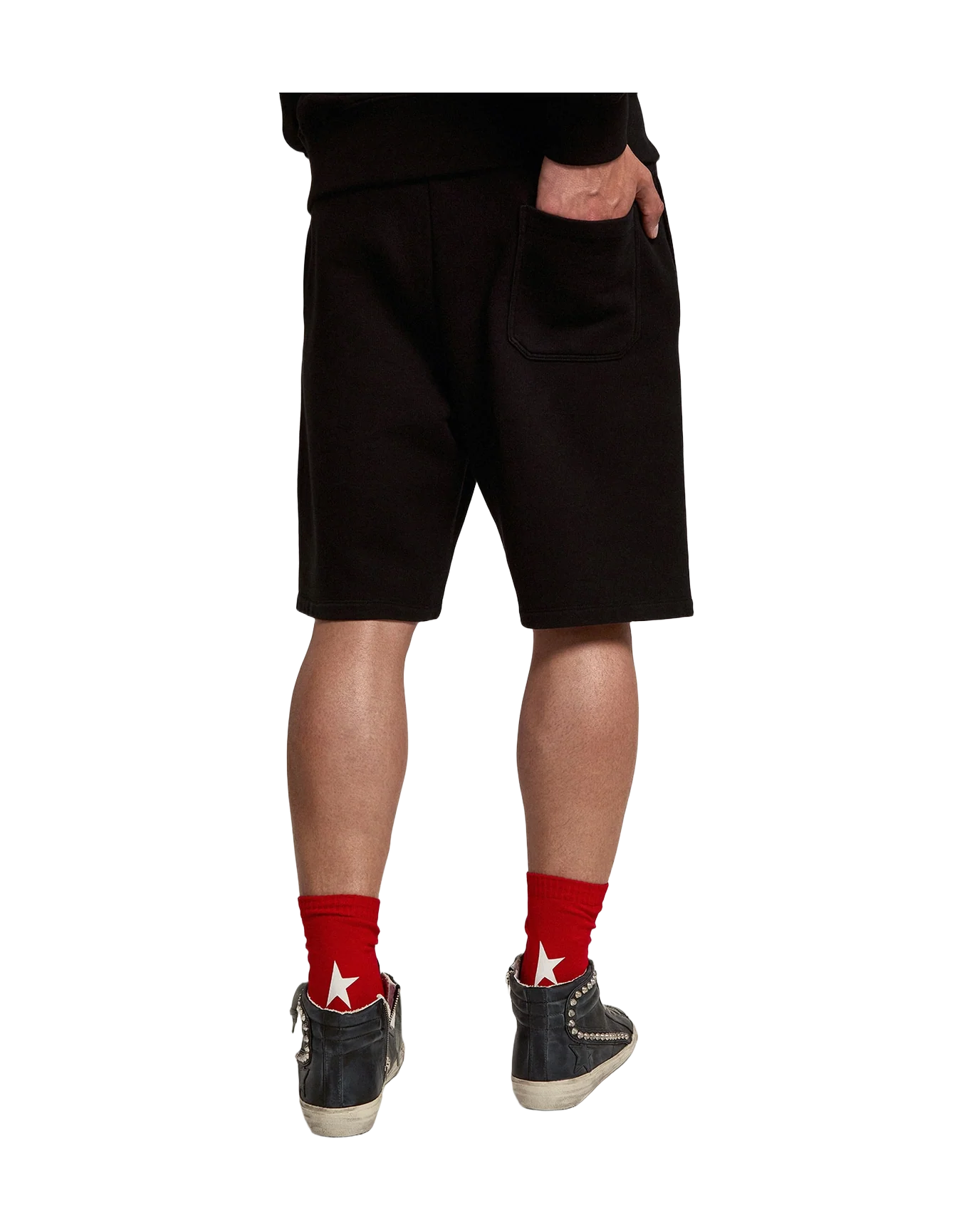 Men | Star Shorts | Black - Image 4