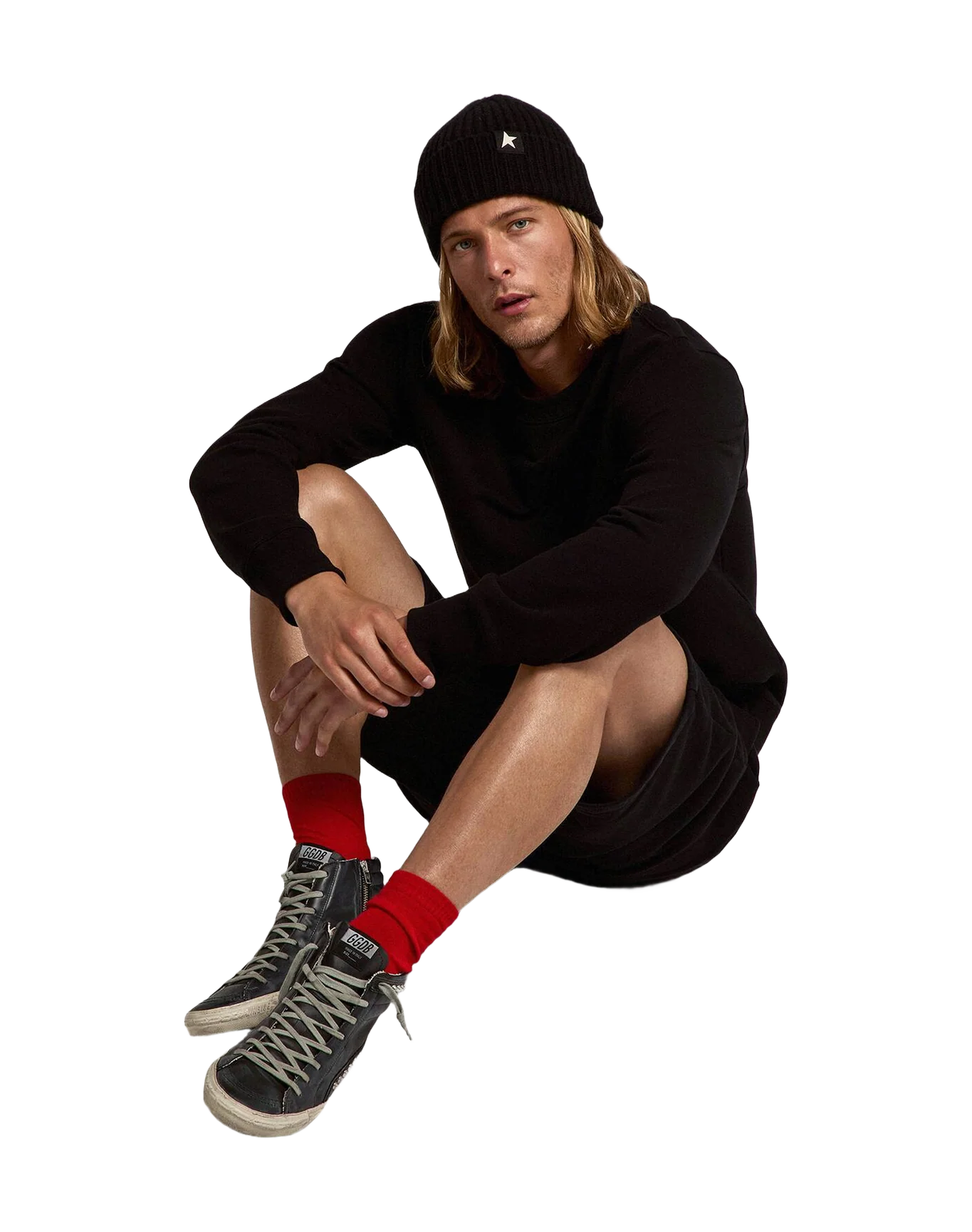 Men | Star Shorts | Black - Image 5