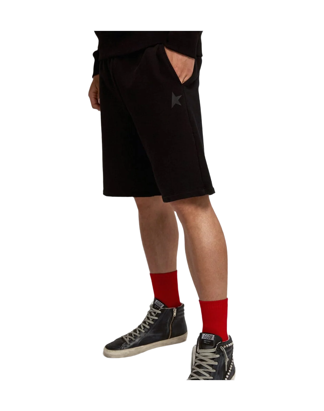 Men | Star Shorts | Black - Image 8
