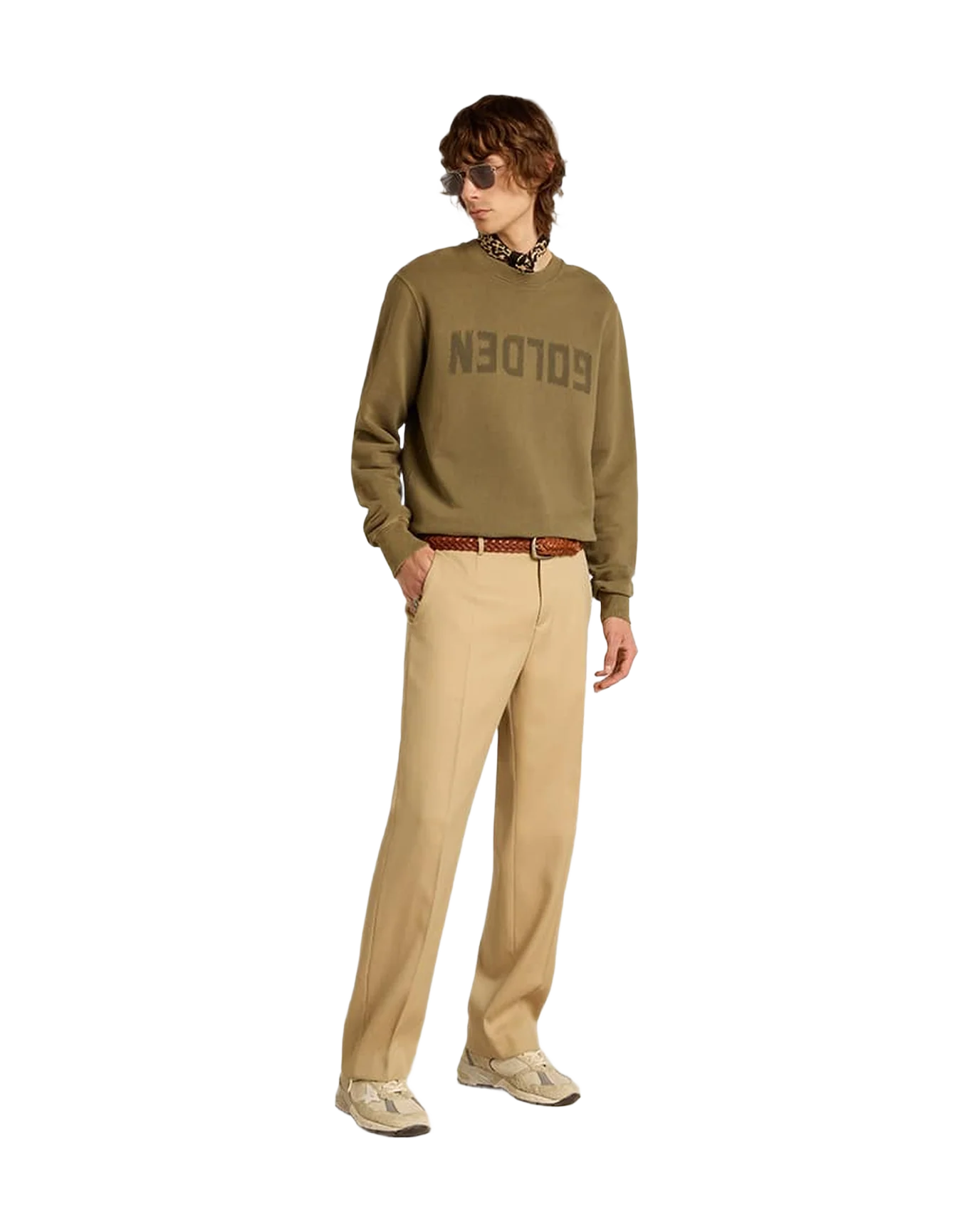 Men | Wool Gabardine Pants In | Sand - Image 9