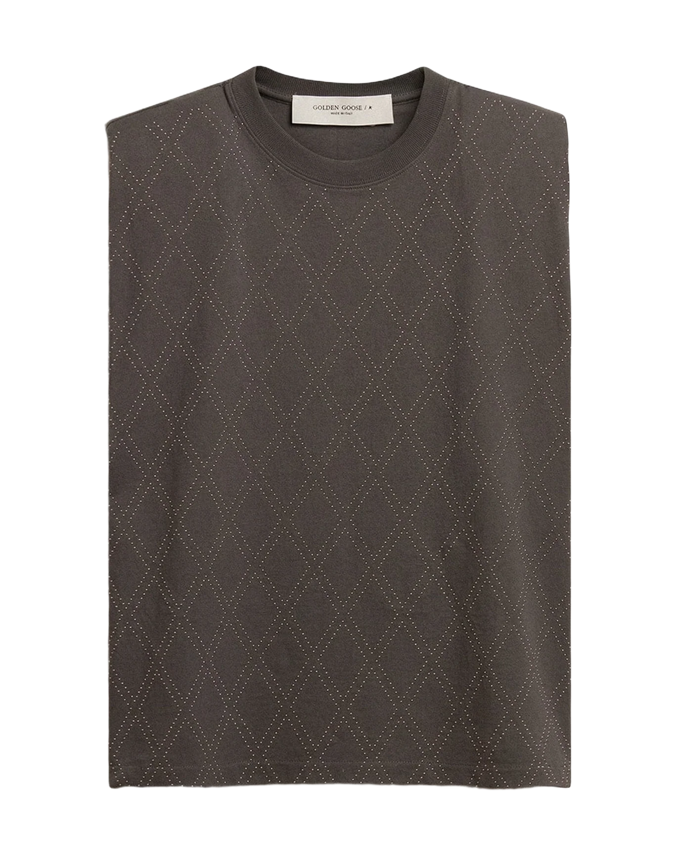 Women | Gray Sleeveless T Shirt | Anthracite - Image 8