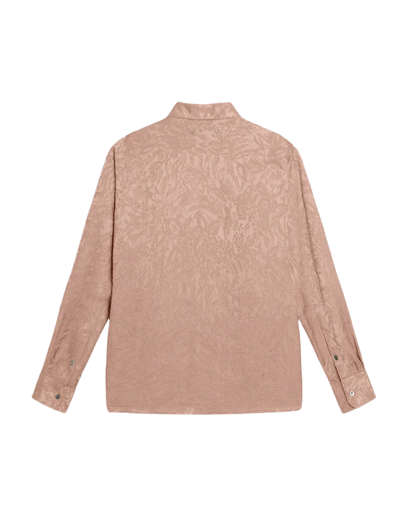 Women | Pink Viscose Shirt With Floral Pattern | Woodrose - Image 10