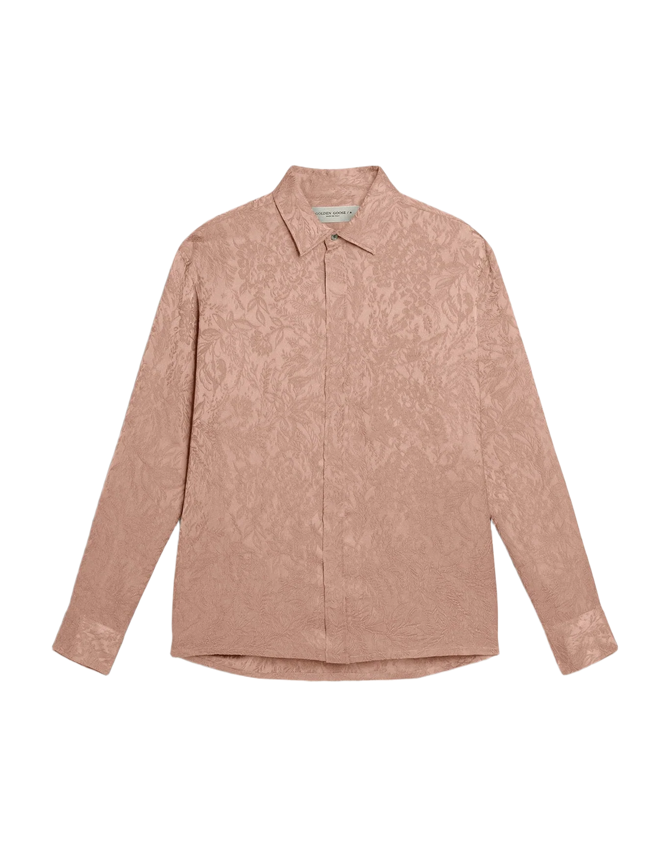 Women | Pink Viscose Shirt With Floral Pattern | Woodrose - Image 2
