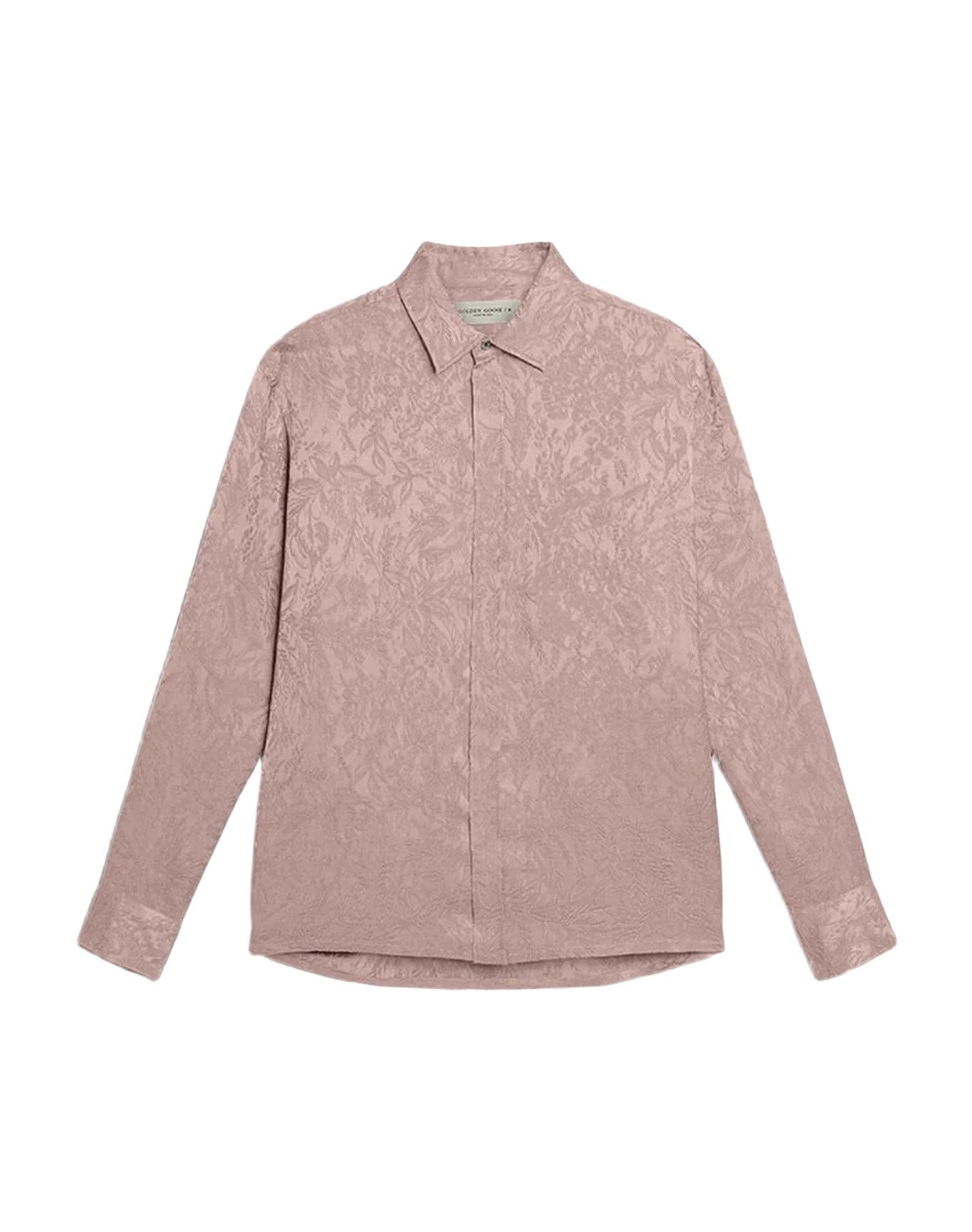 Women | Pink Viscose Shirt With Floral Pattern | Woodrose - Image 6