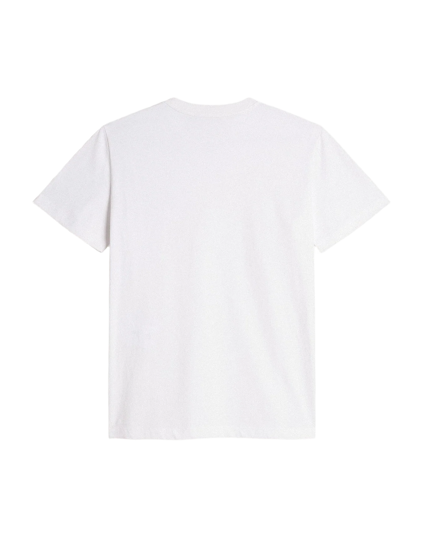 Women | T Shirt With Burgundy Star On The Front | Optic White x Windsor Wine - Image 4
