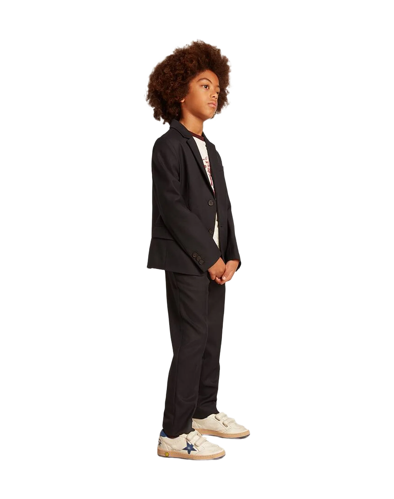 Kids | Black Blazer | Navy - Image 4