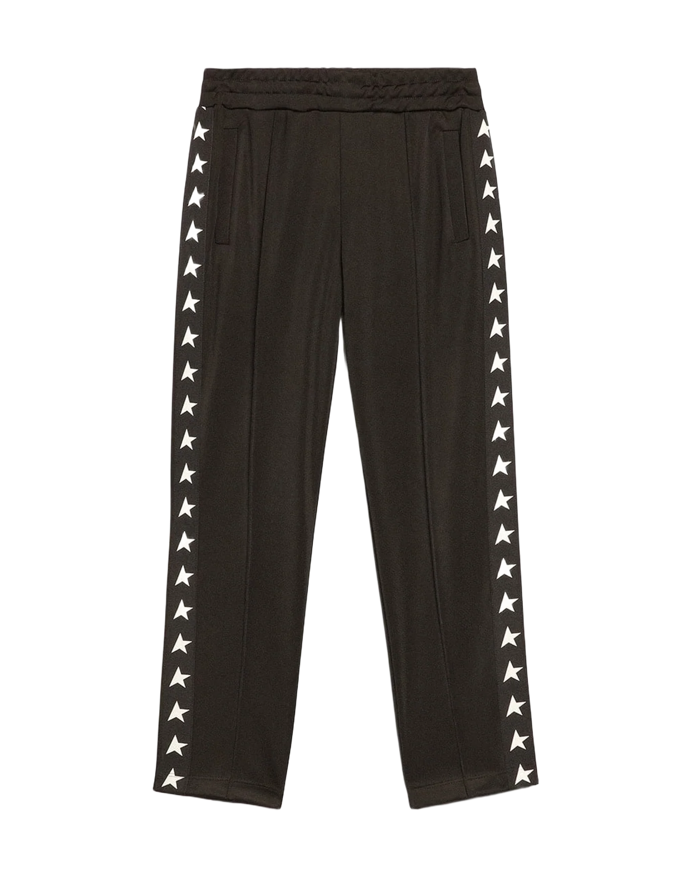 Kids | Black Joggers with Contrasting White Stars | Black x White - Image 10