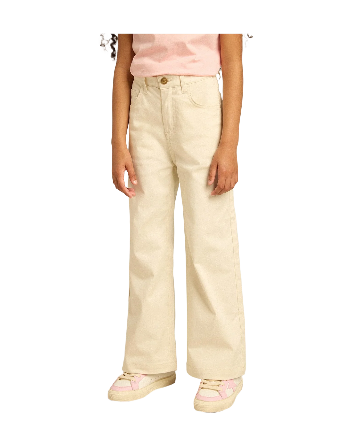 Kids | Cotton Pants Aged White | Off White - Image 6