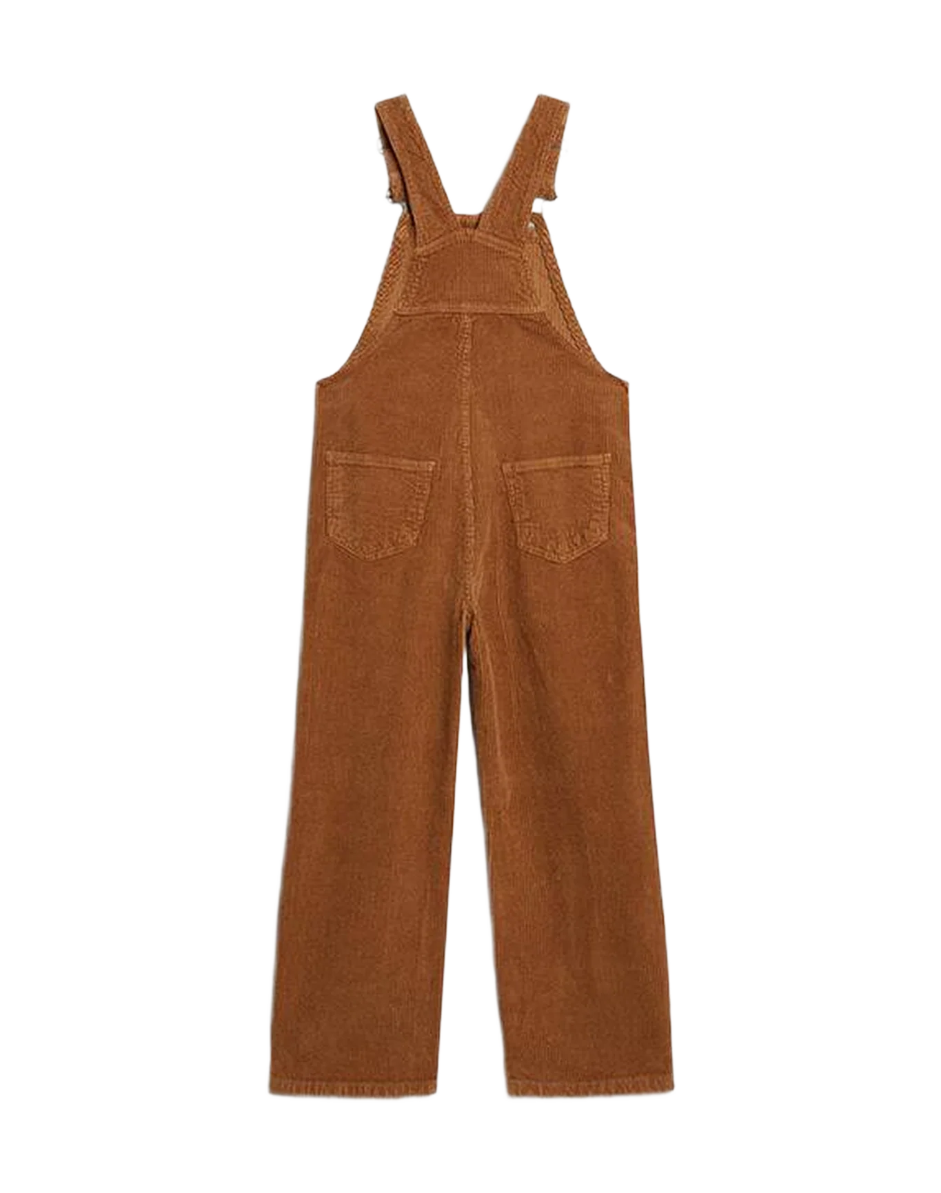 Kids | Dungarees Brown with Embroidered | Cartouche - Image 2