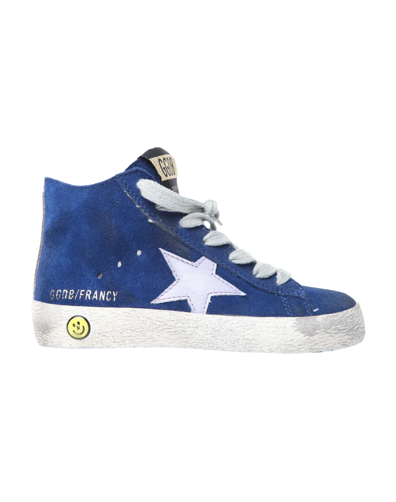 Kids | Francy Sneakers Blue Suede - Image 2