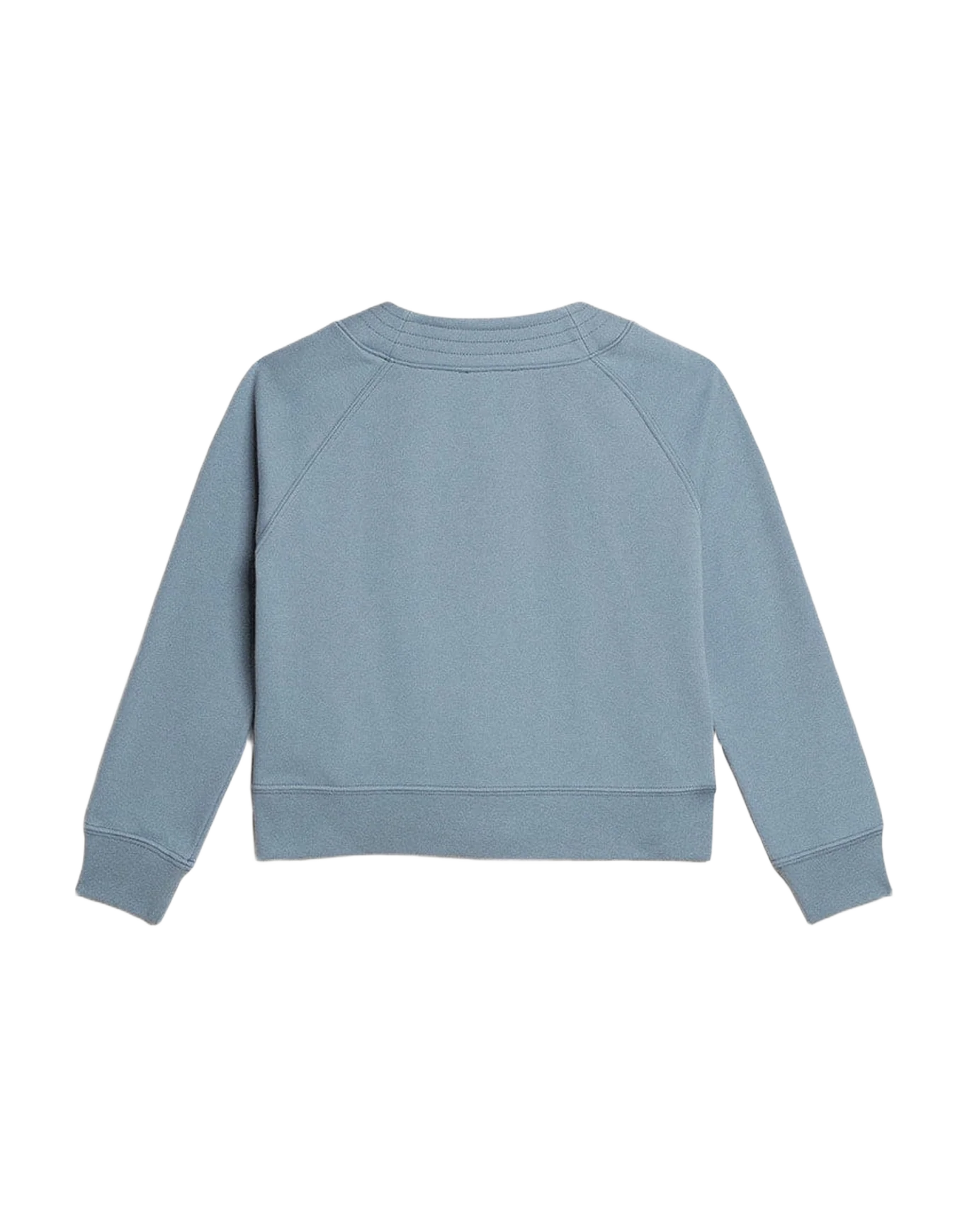 Kids | Light Blue Cotton Cardigan with Beaded Lettering | Citadel - Image 2