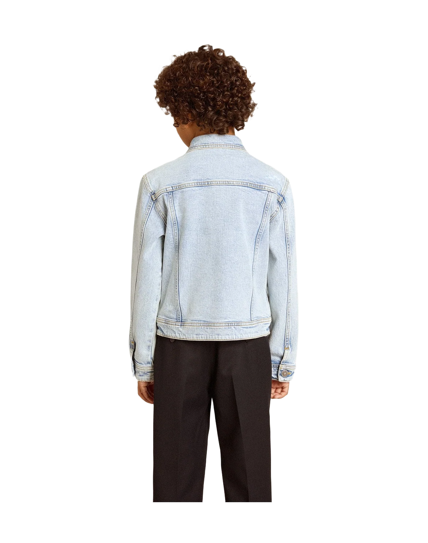 Kids | Light Denim Jacket with Embroidery | Light Blue