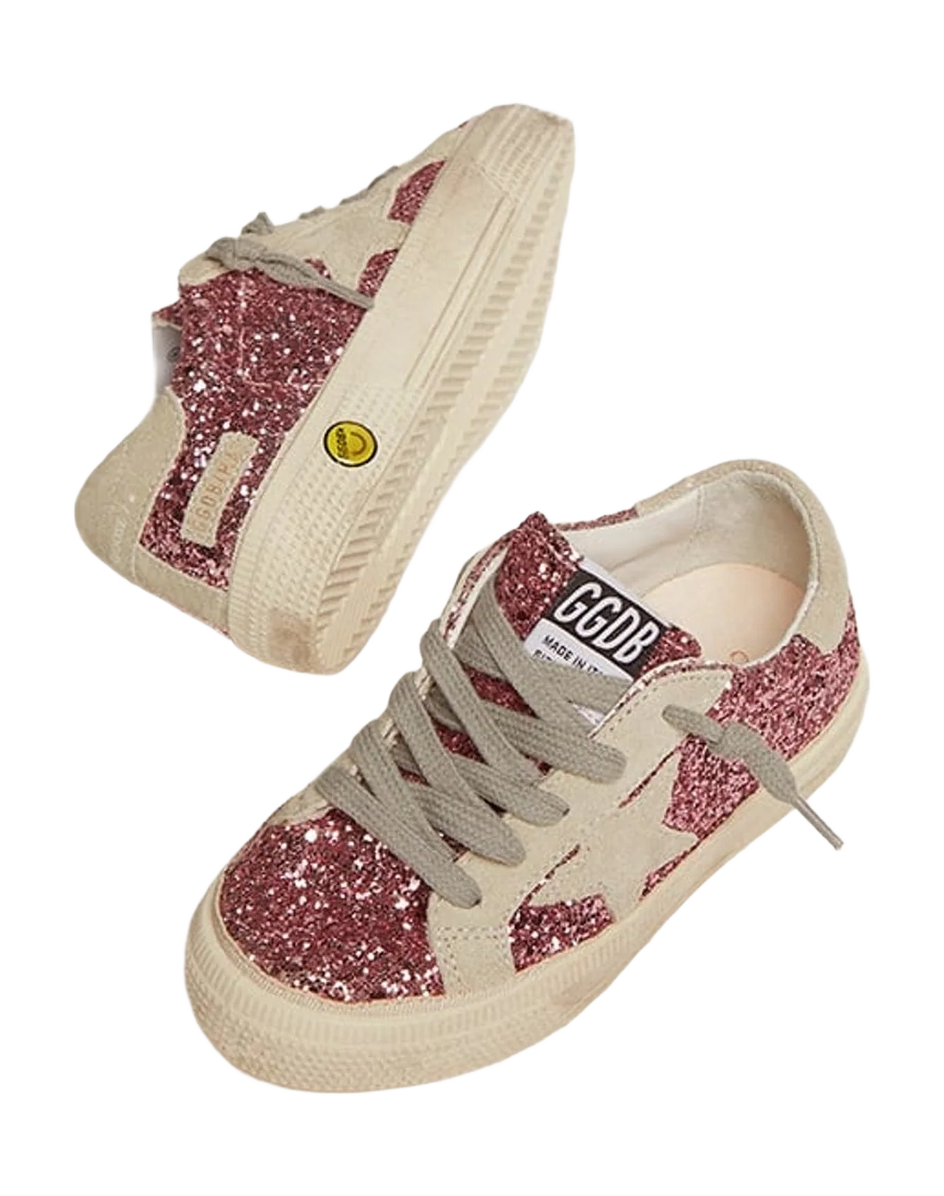 Kids | May Ice Suede & Bubblegum Pink Glitter | Bubblegum Pink x Ice