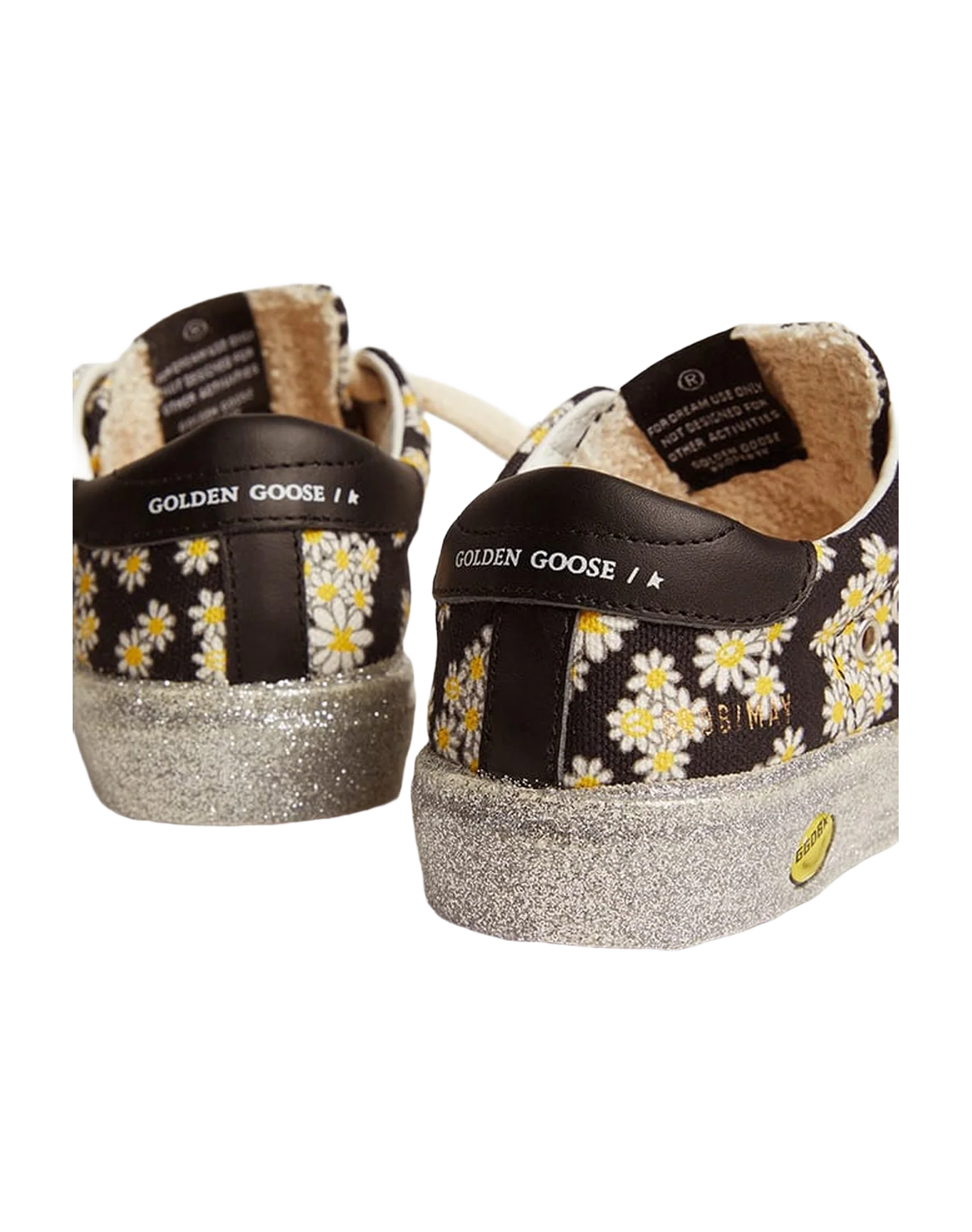 Kids | May Young Black with Floral Pattern & White Star | Black x White Daisies x White x Black - Image 8