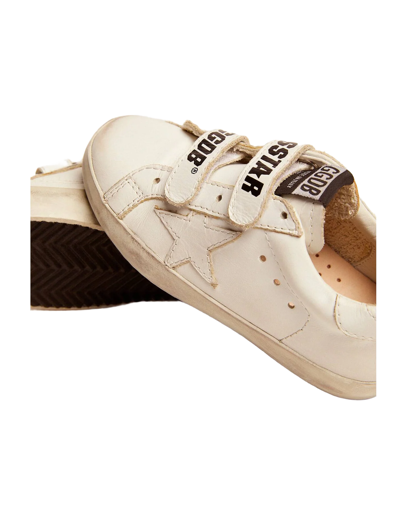 Kids | Old School Sneakers with Velcro Closure - Image 2